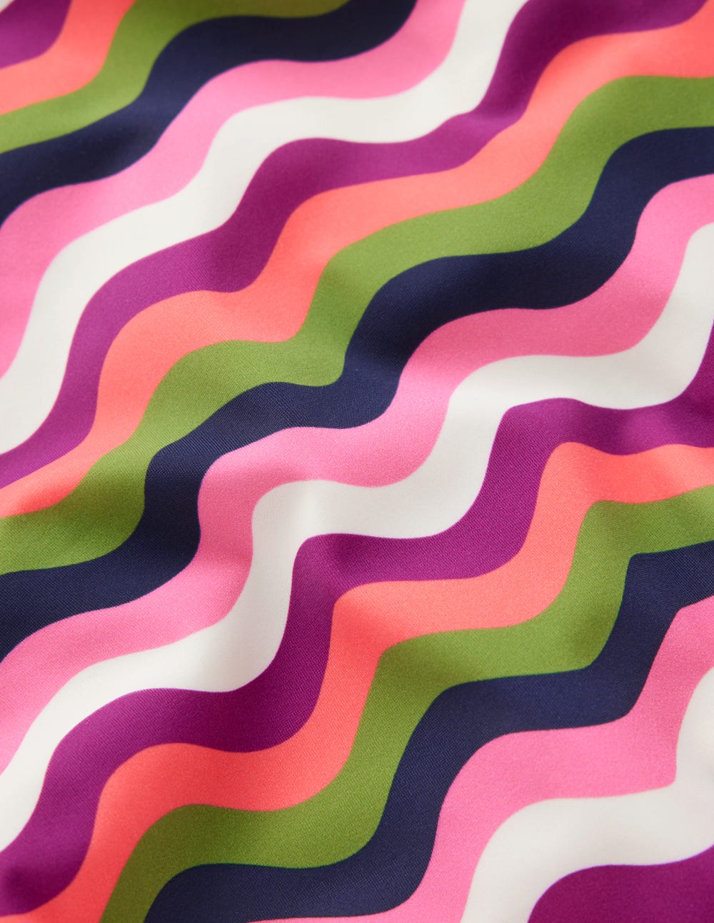Arles Swimsuit-Multi, Wavy Stripe