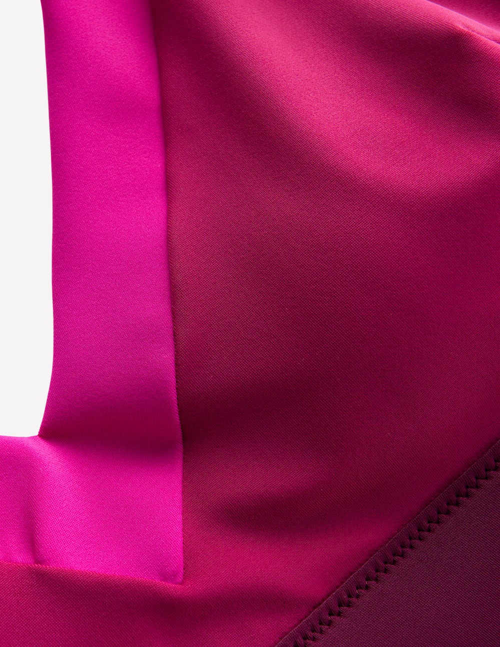 Campania Cross-back Bikini Top-Fuchsia, Chocberry-7