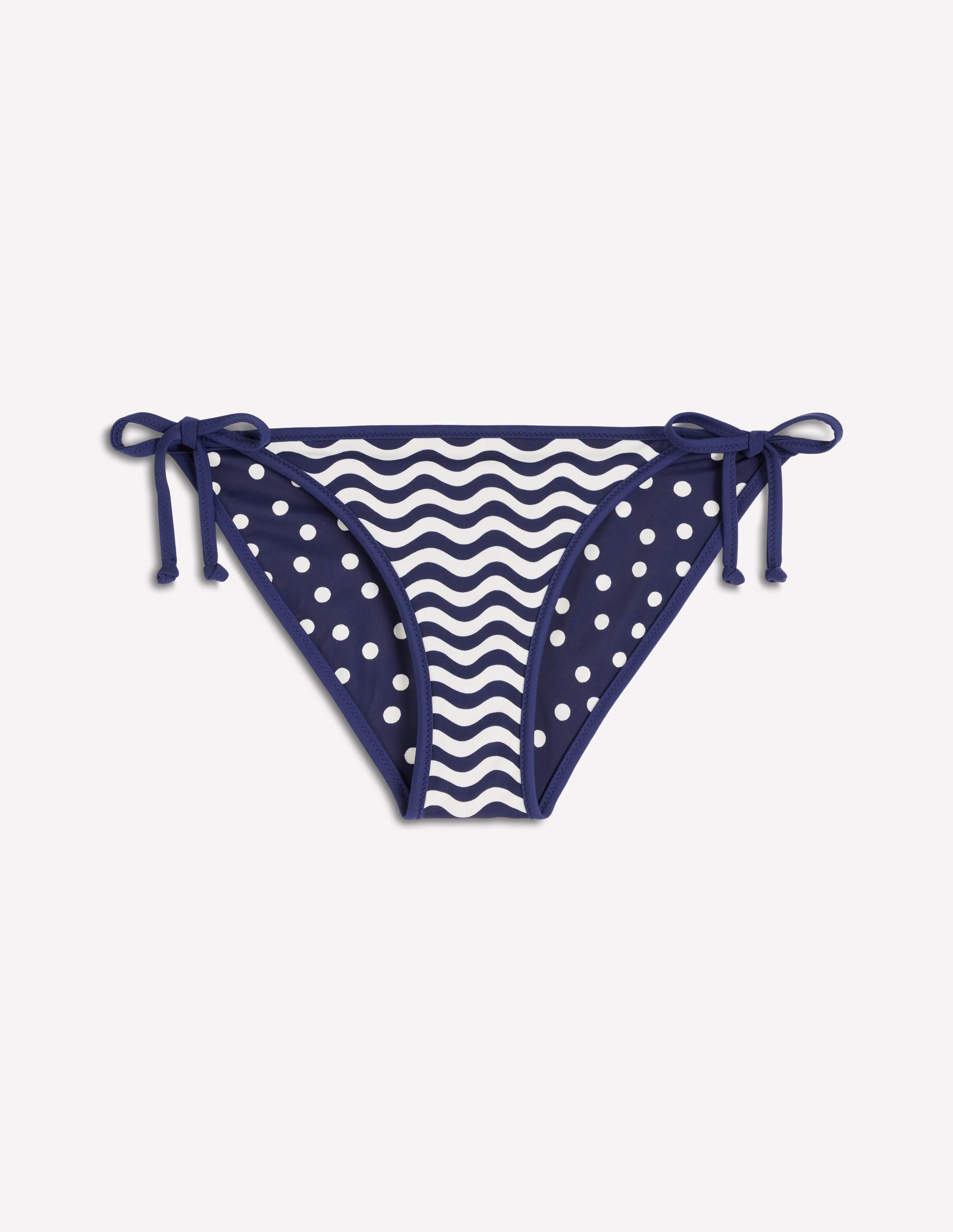 Symi Reversible Bikini Bottoms-French Navy - Image 6
