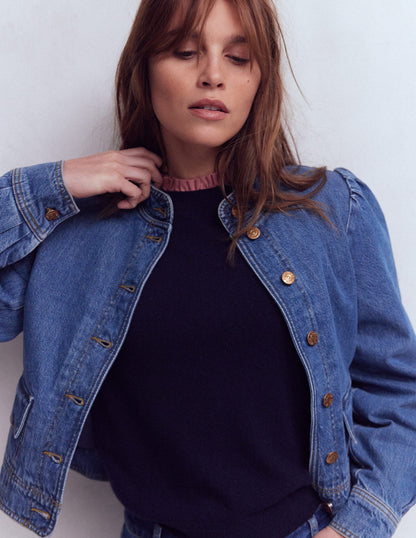 Supersoft Frill Detail Top-Vintage Rose-4