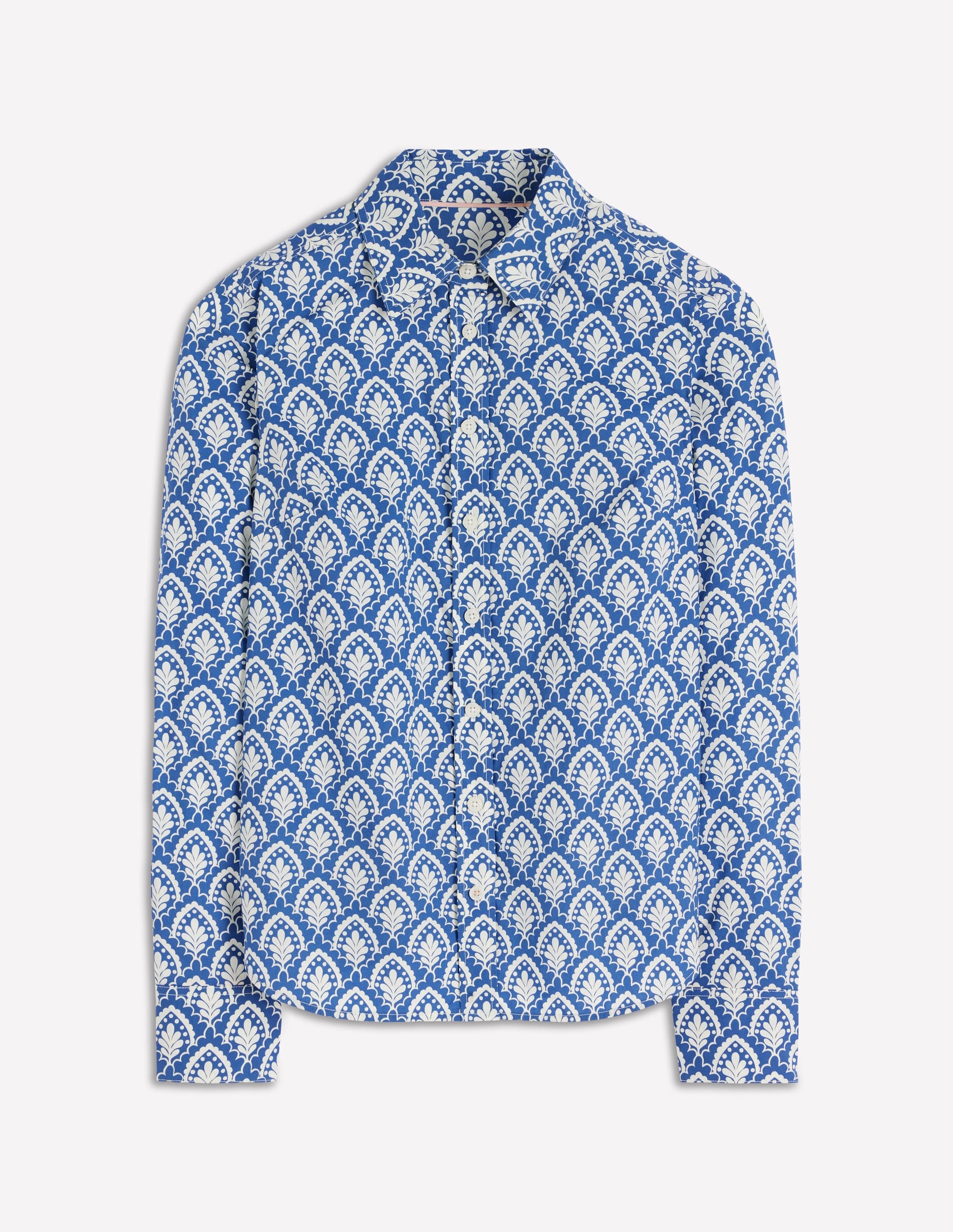 Sienna Cotton Shirt-Denim Blue, Petal Terrace - Image 6