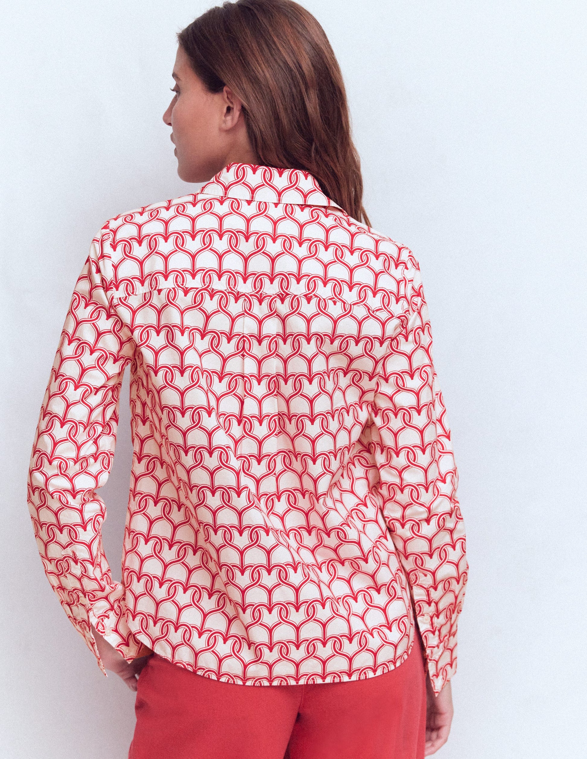 Sienna Cotton Shirt-Ivory, Heart Link-3