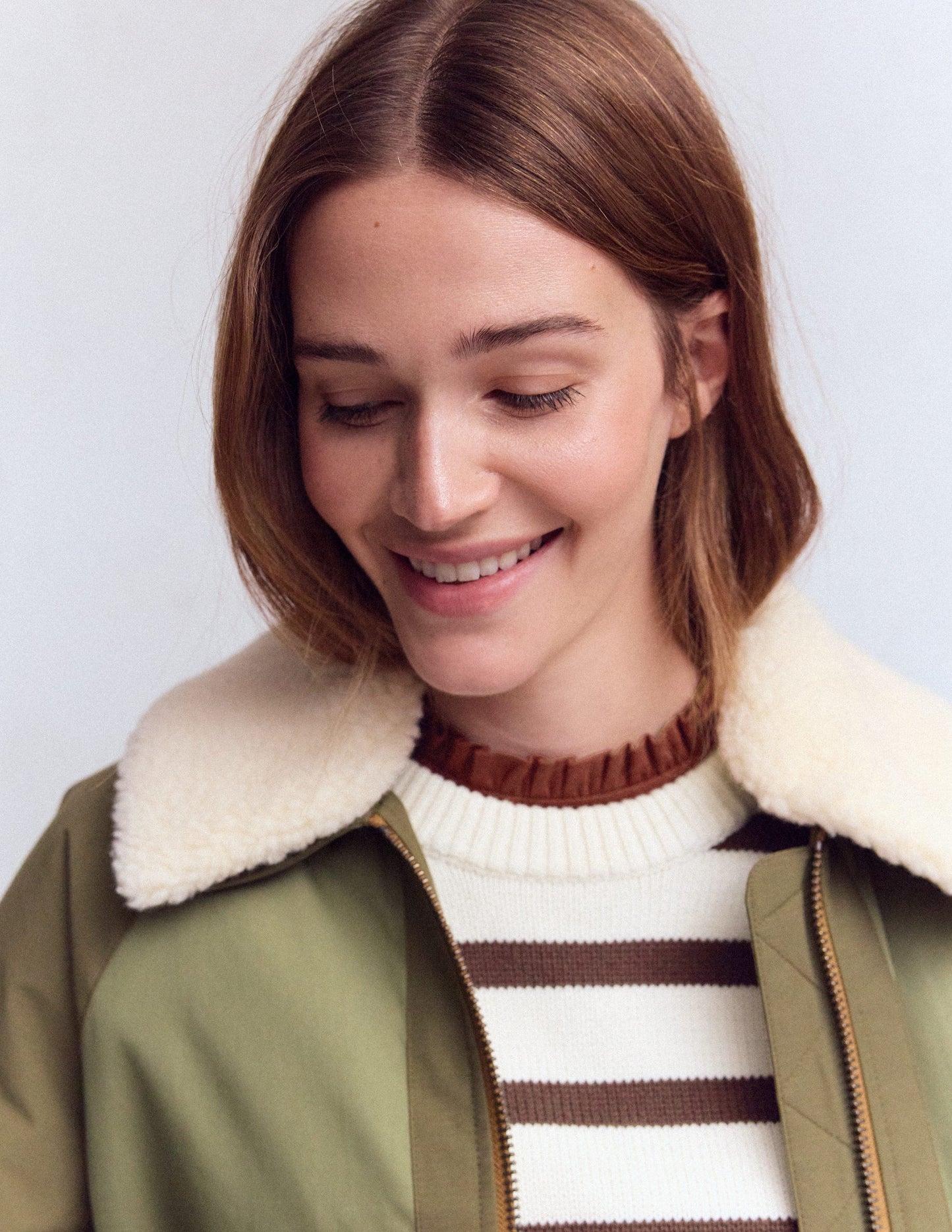 Supersoft Frill Detail T-shirt-Hot Chocolate