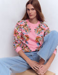 Emi Printed Sweatshirt-Multi, Botanical Flourish