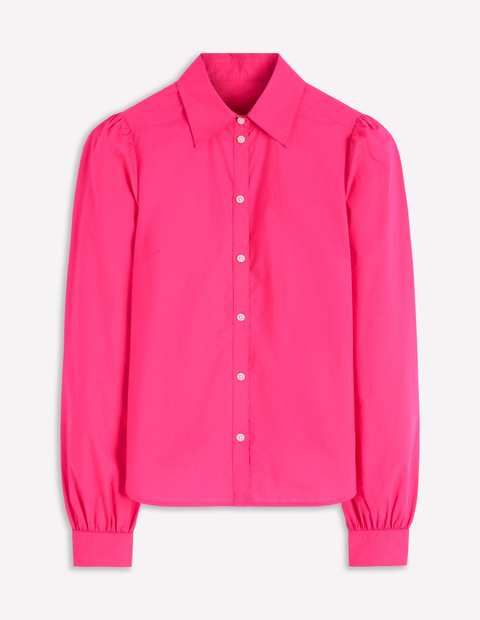 Cara Cotton Shirt-Pop Pansy - Image 5