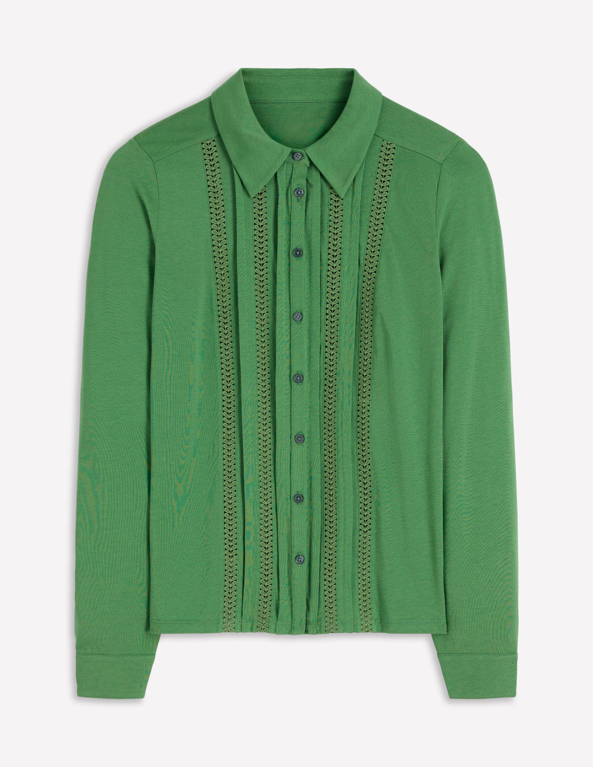 Trim Detail Jersey Shirt-Broadbean-5