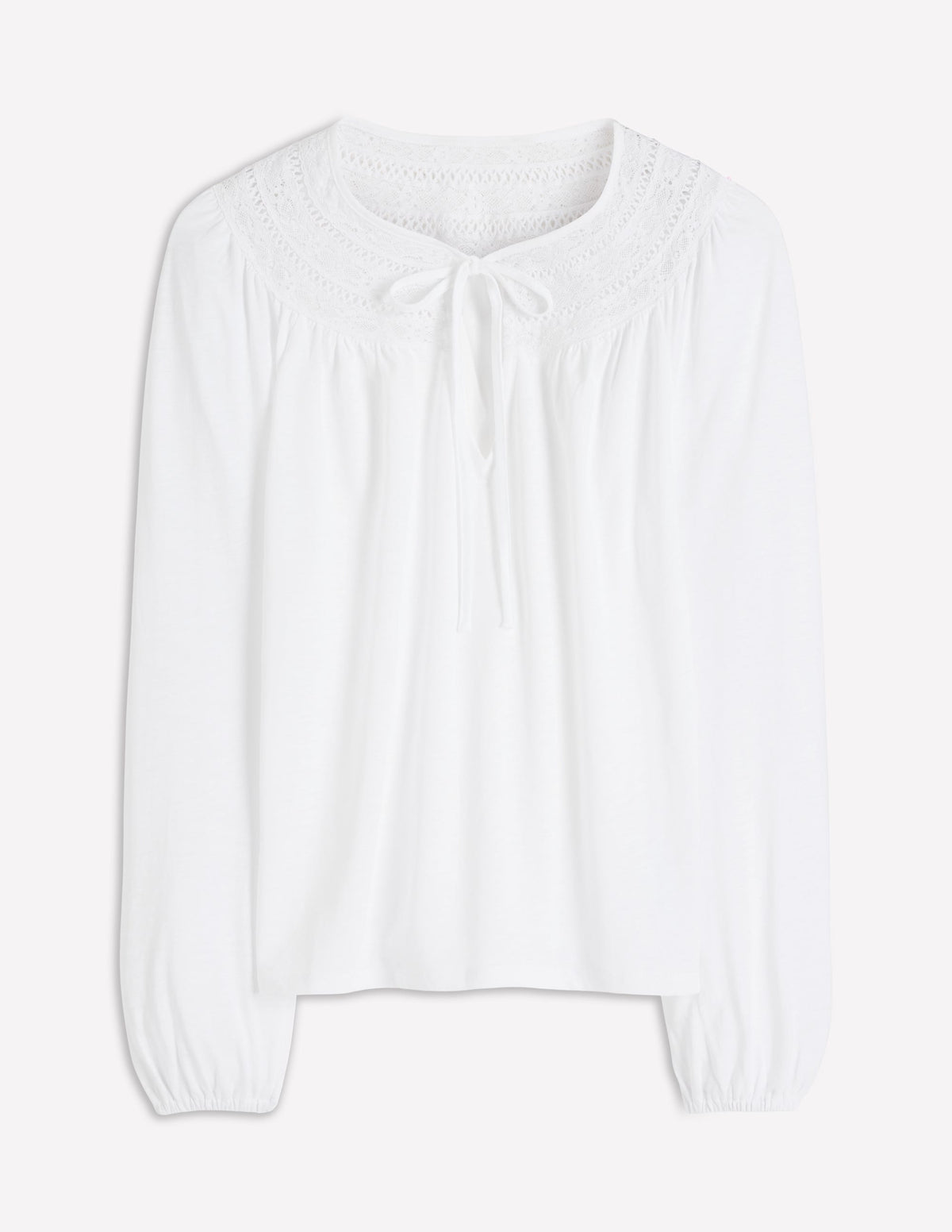 Edi Trim Detail Top-White - Image 5