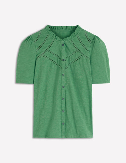 Bea Short Sleeve Shirt-Comfrey-6