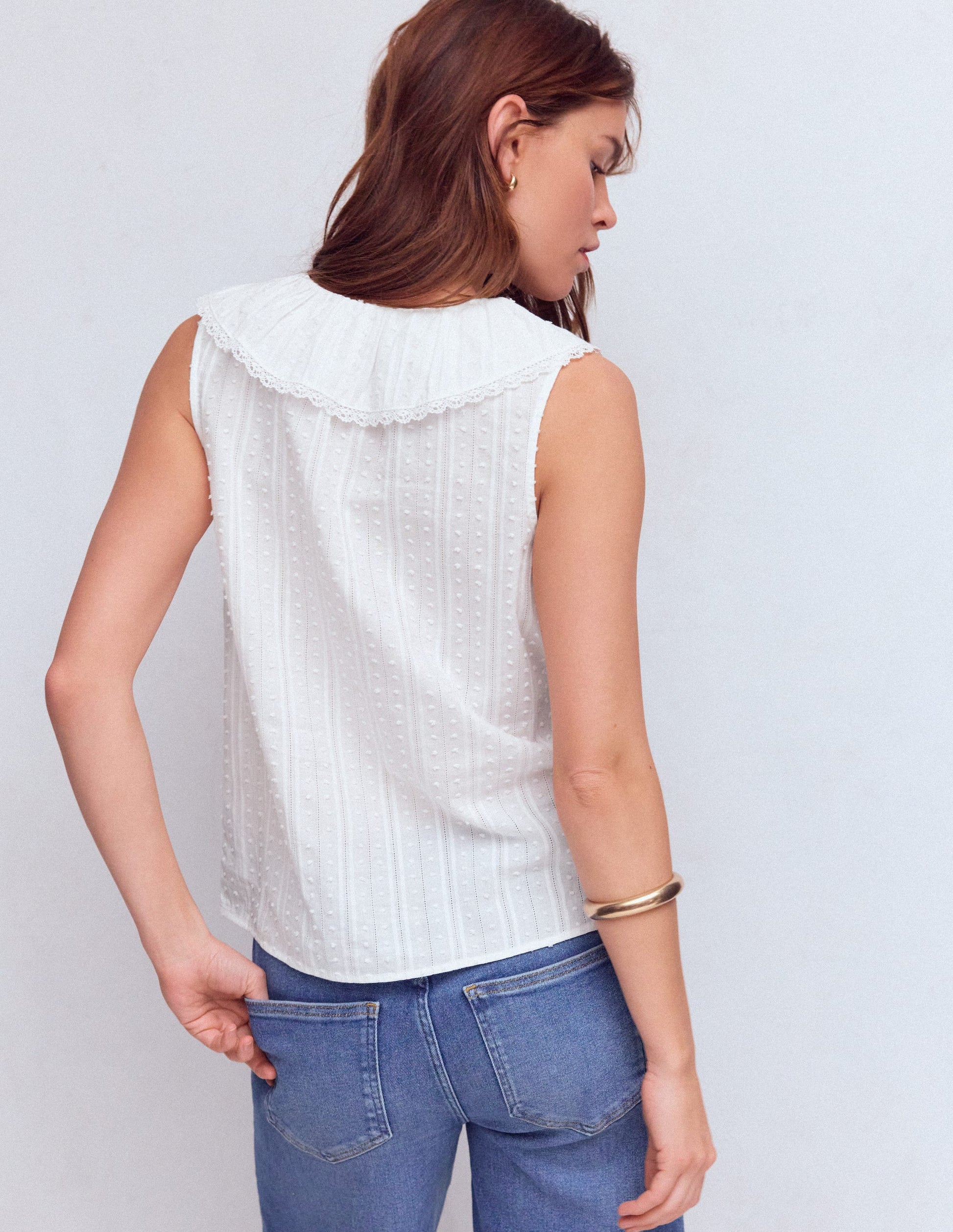 Eliza Sleeveless Top-White-3