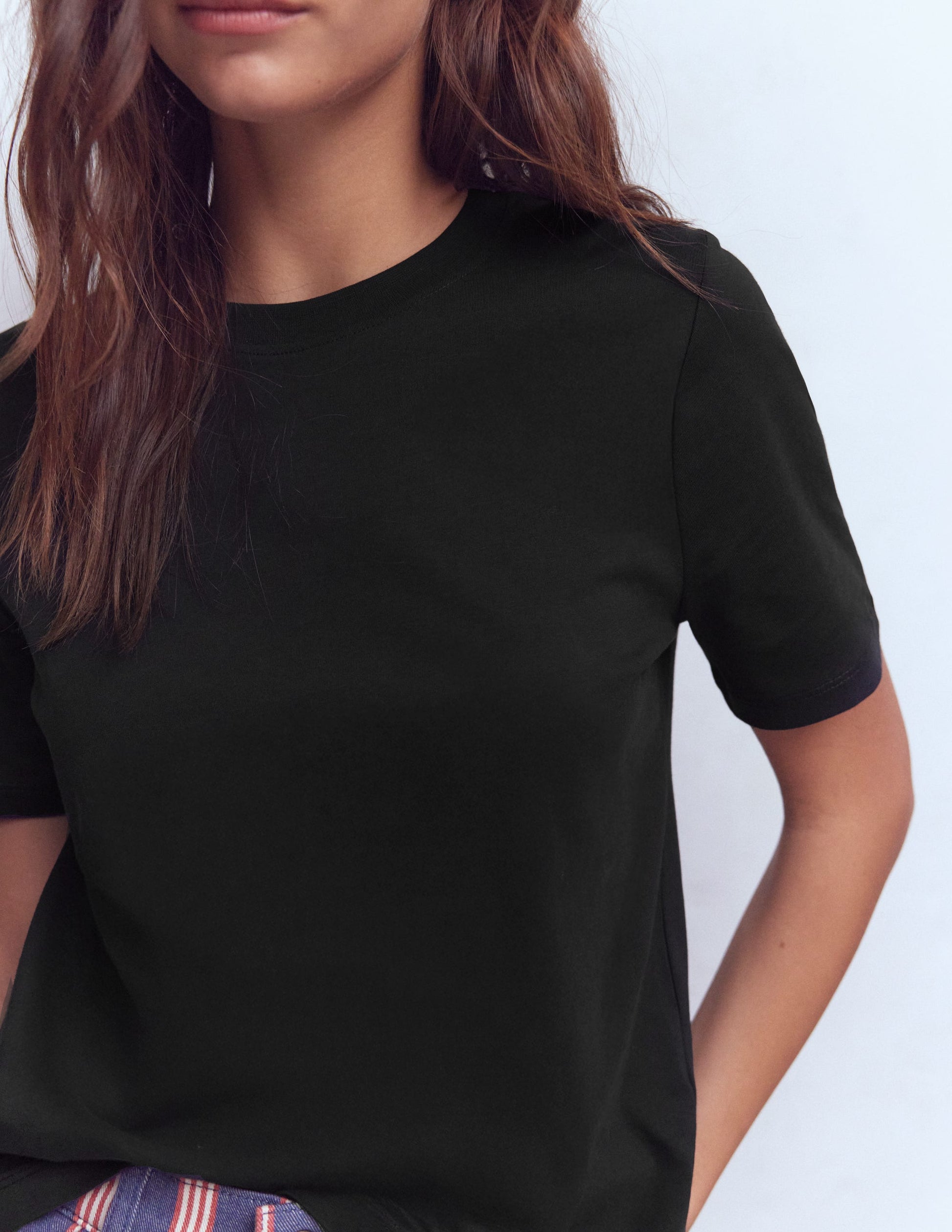 Cotton T-Shirt-Black-2