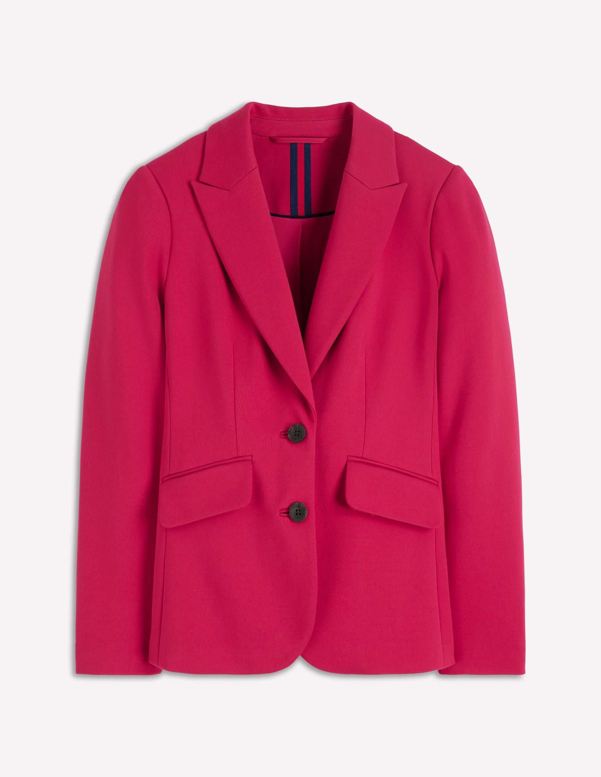 Marylebone Ponte Blazer-Pomegranate-6