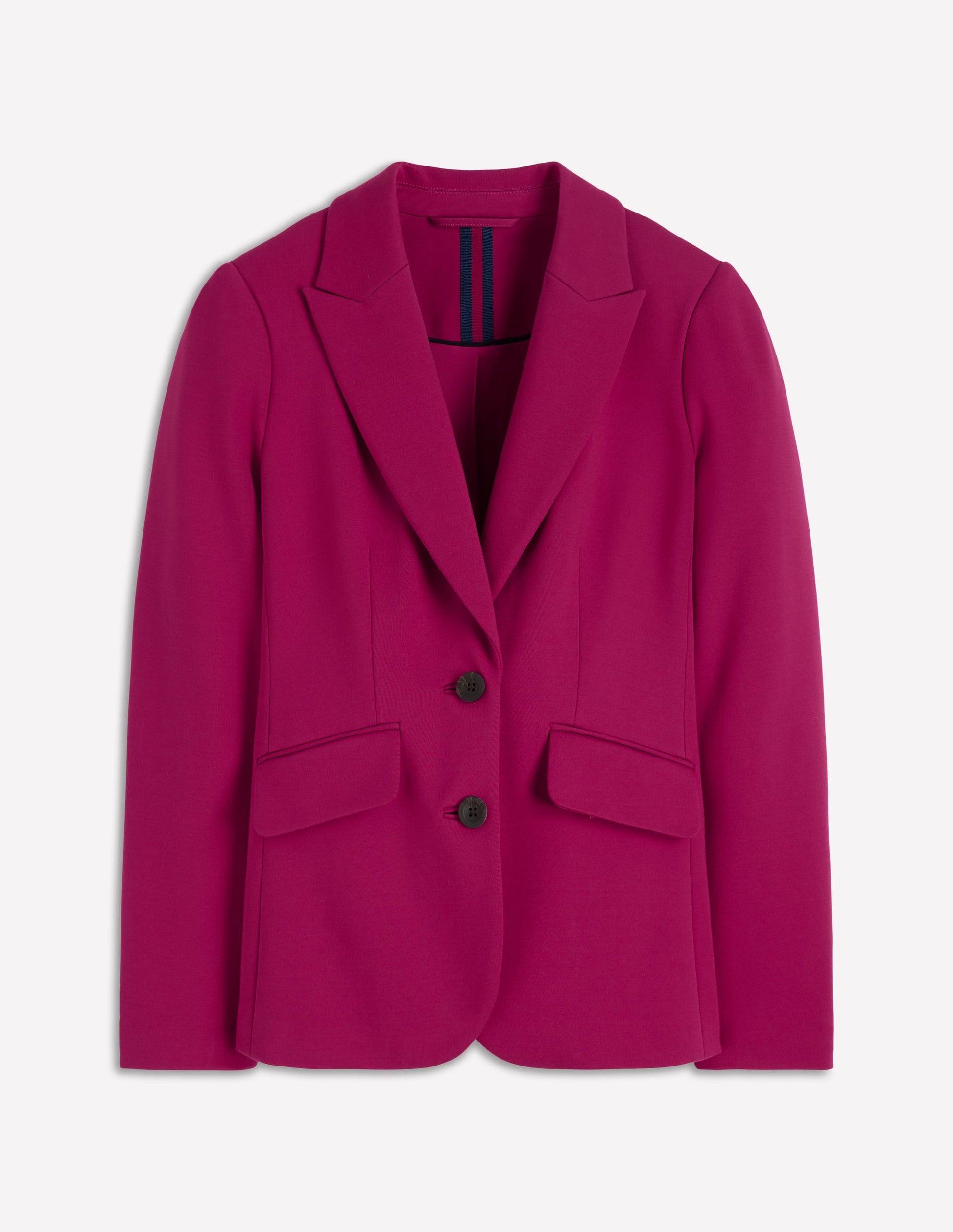 Marylebone Ponte Blazer-Pomegranate-6