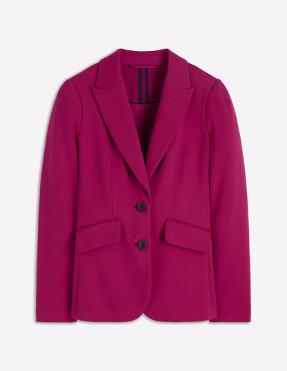 Marylebone Ponte Blazer-Pomegranate-6