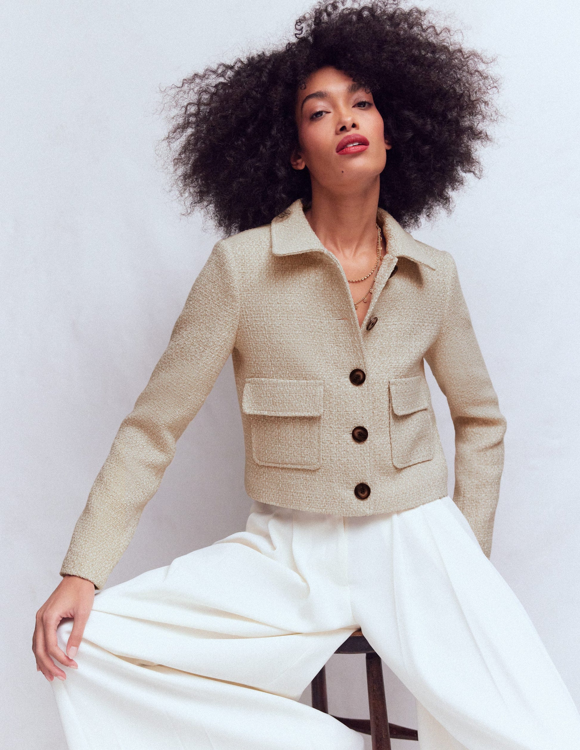 Lisburn Patch Pocket Jacket-Neutral-1