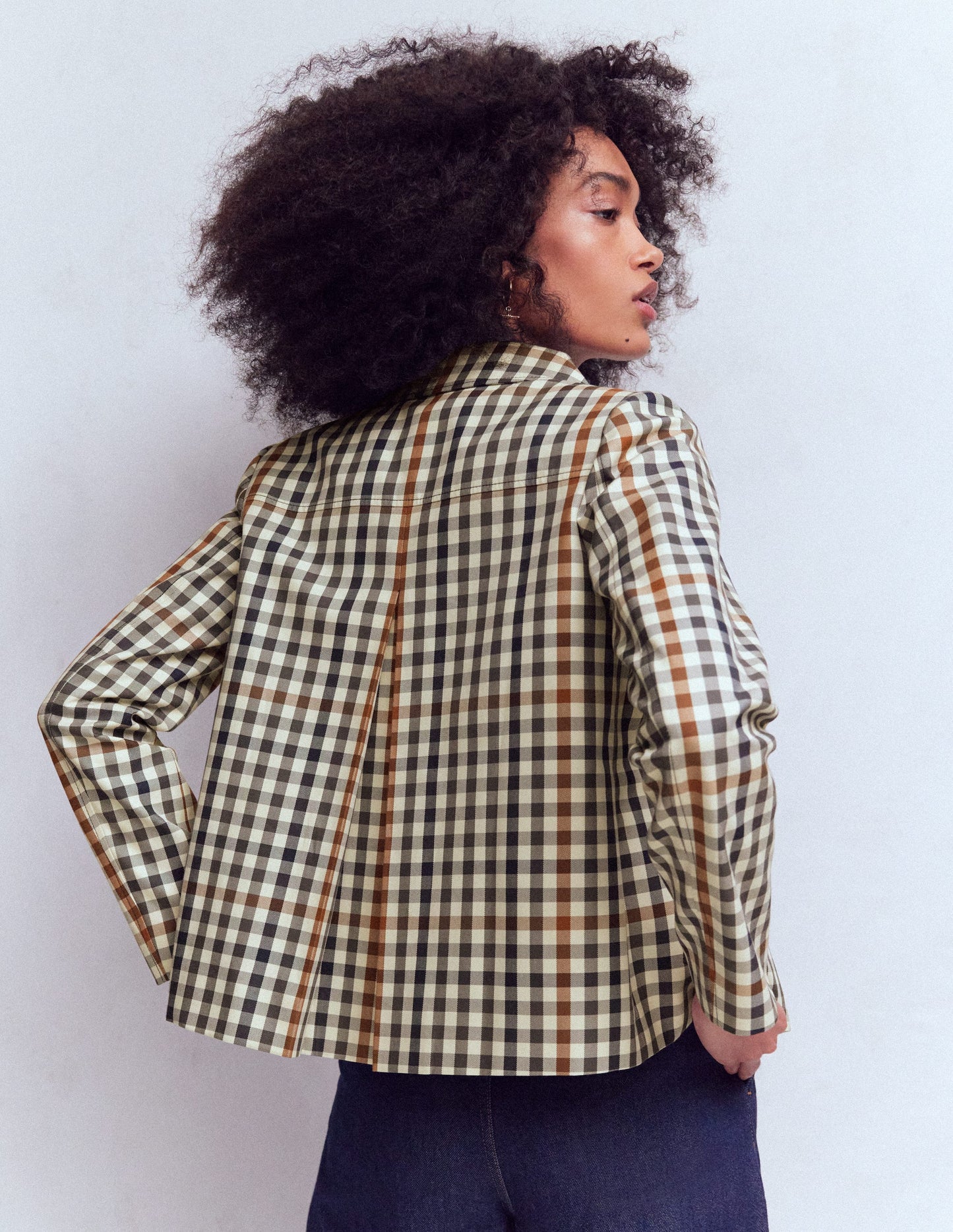 Gloucester Mac-Grey, Brown Multigingham