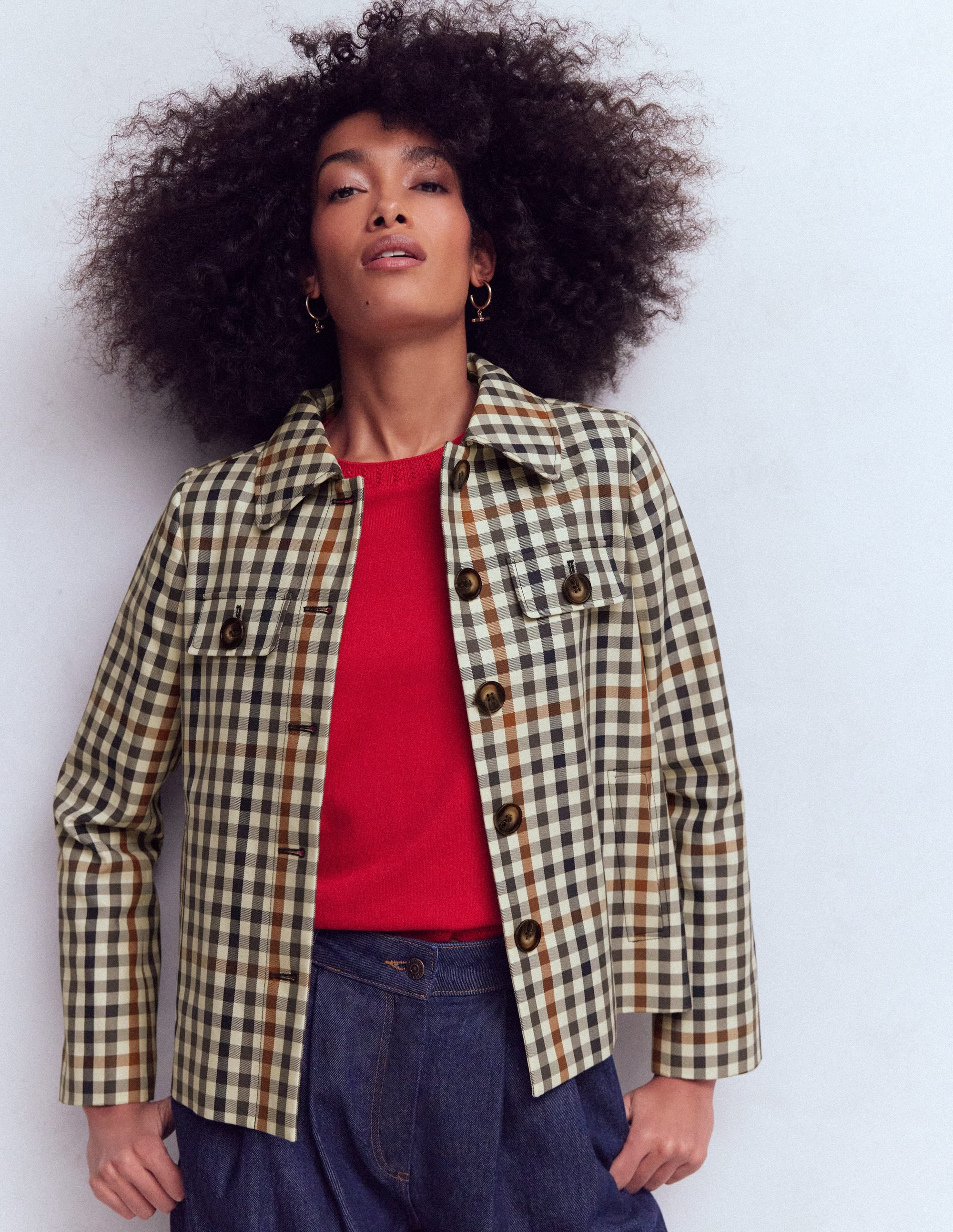 Gloucester Mac-Grey, Brown Multigingham - Image 5