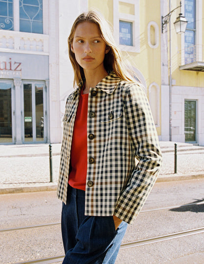 Gloucester Mac-Grey, Brown Multigingham-2