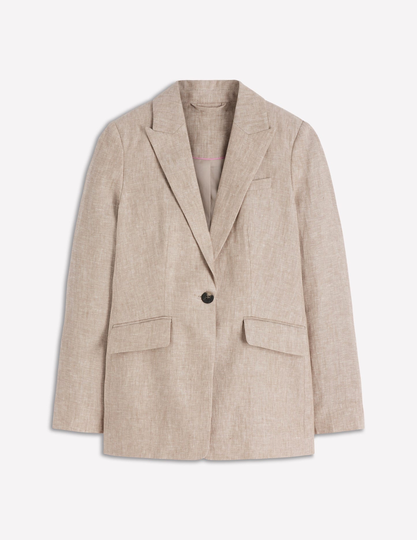 Woodbridge Linen Blazer-Amphora, Chambray