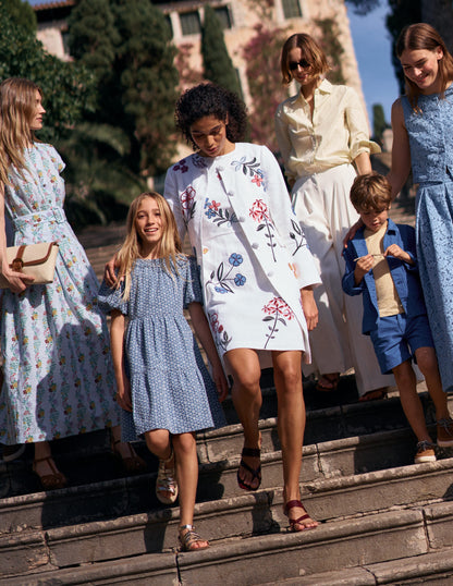 Embroidered Longline Coat-Ivory Embroidered-2