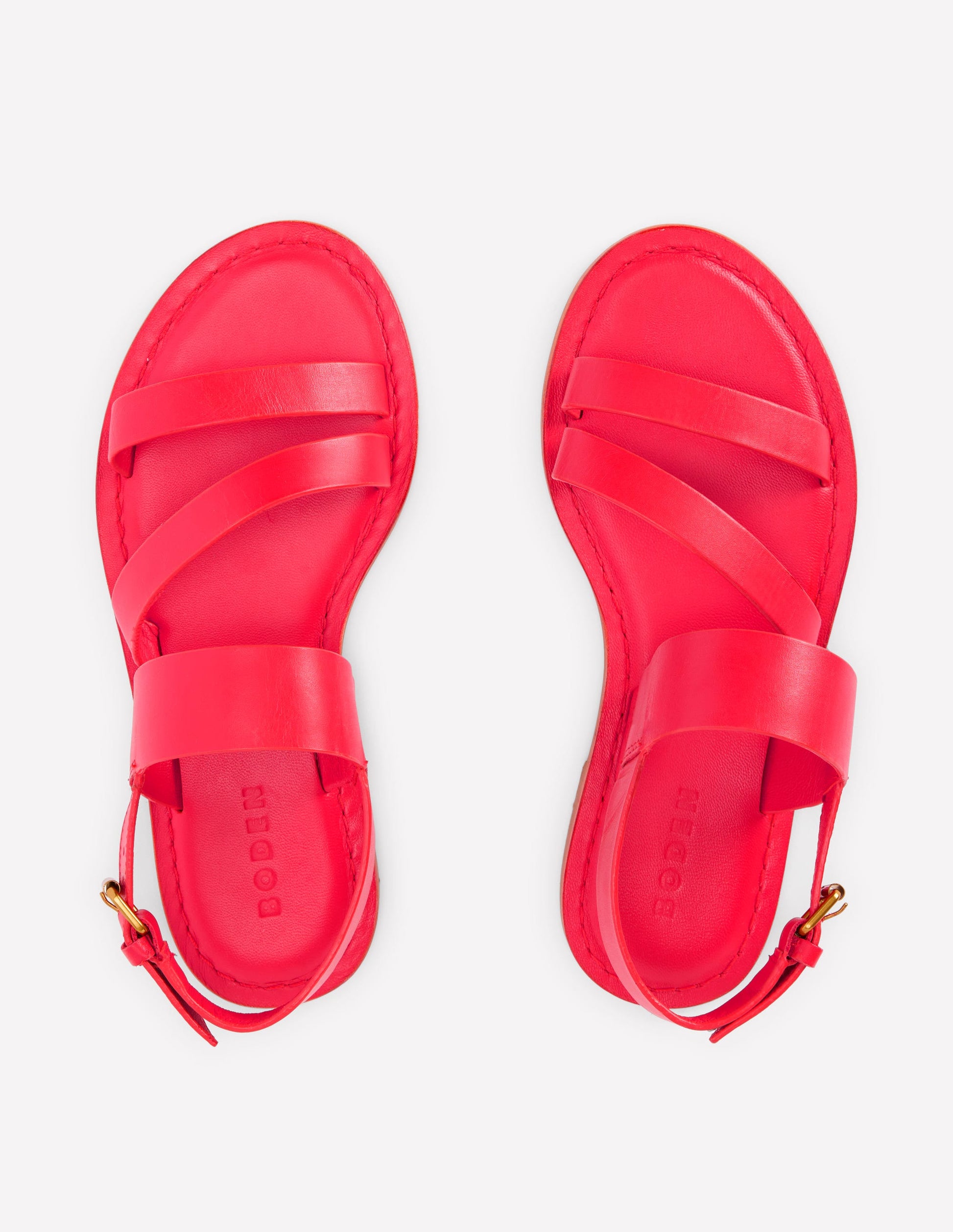 Asymmetric Sandal-Red-5