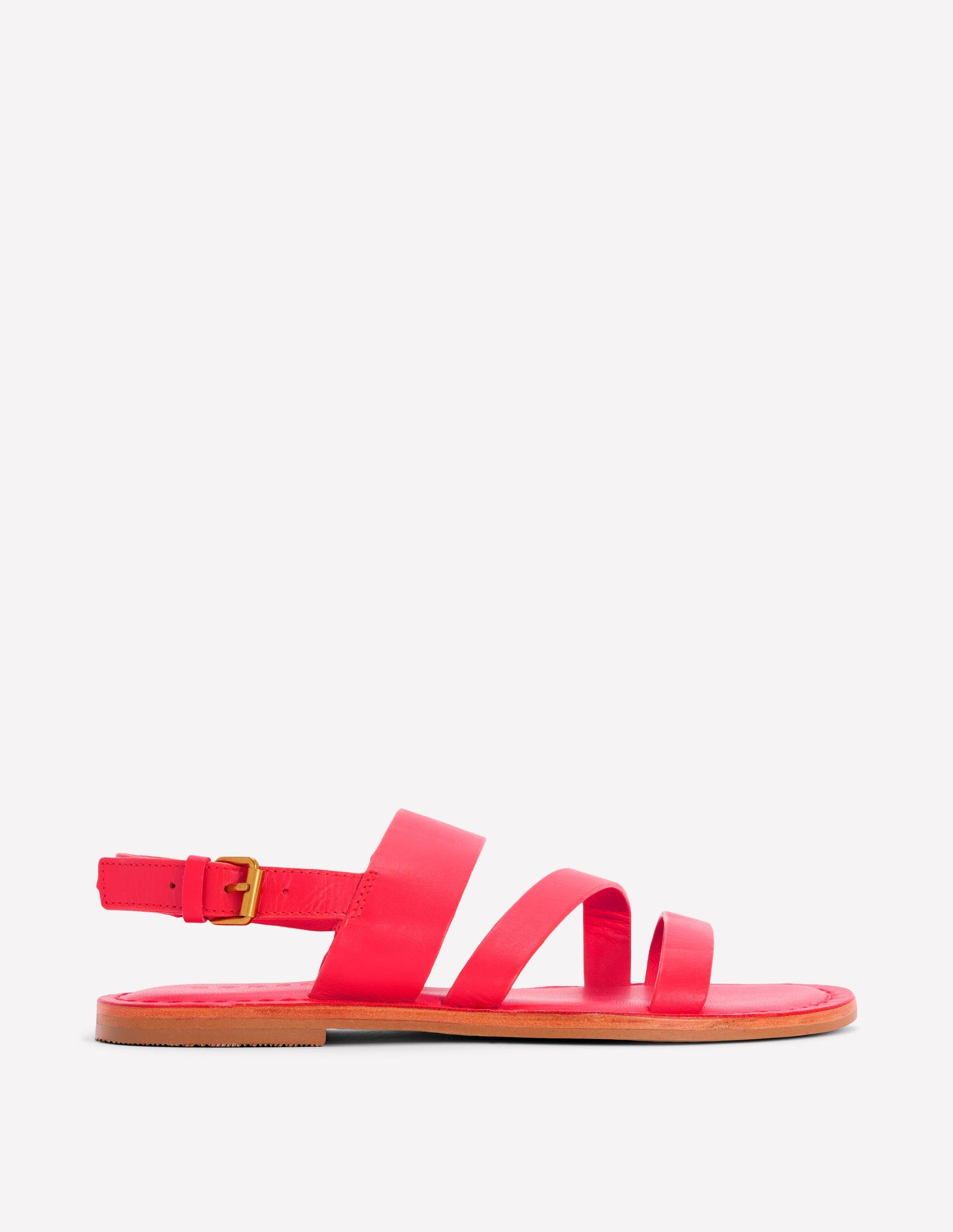 Asymmetric Sandal-Red-1