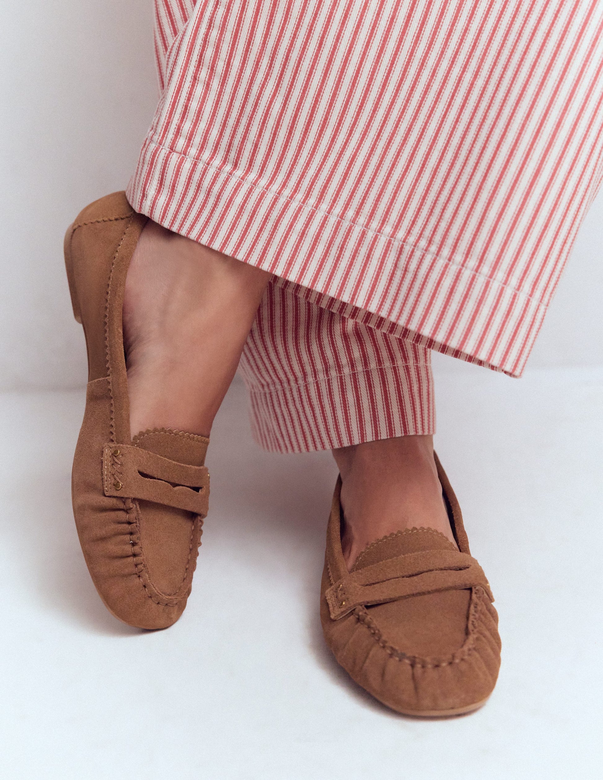 Classic Penny Loafers-Tan-2