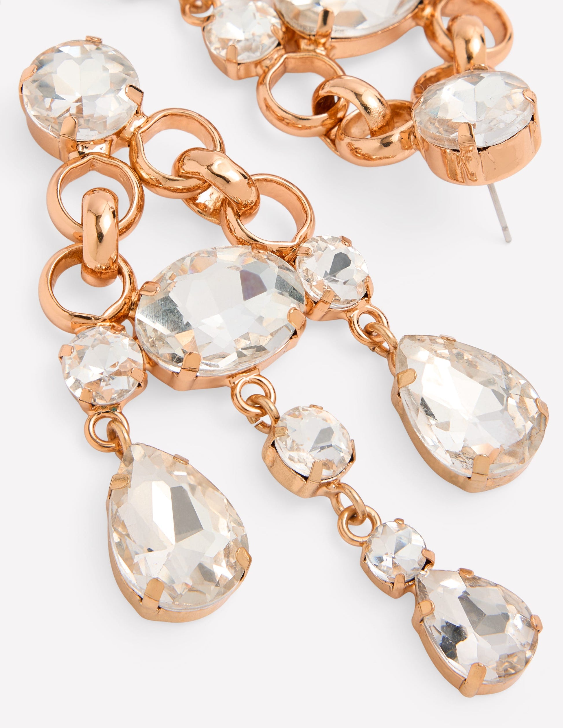 Mega Jewel Earrings-Clear-4