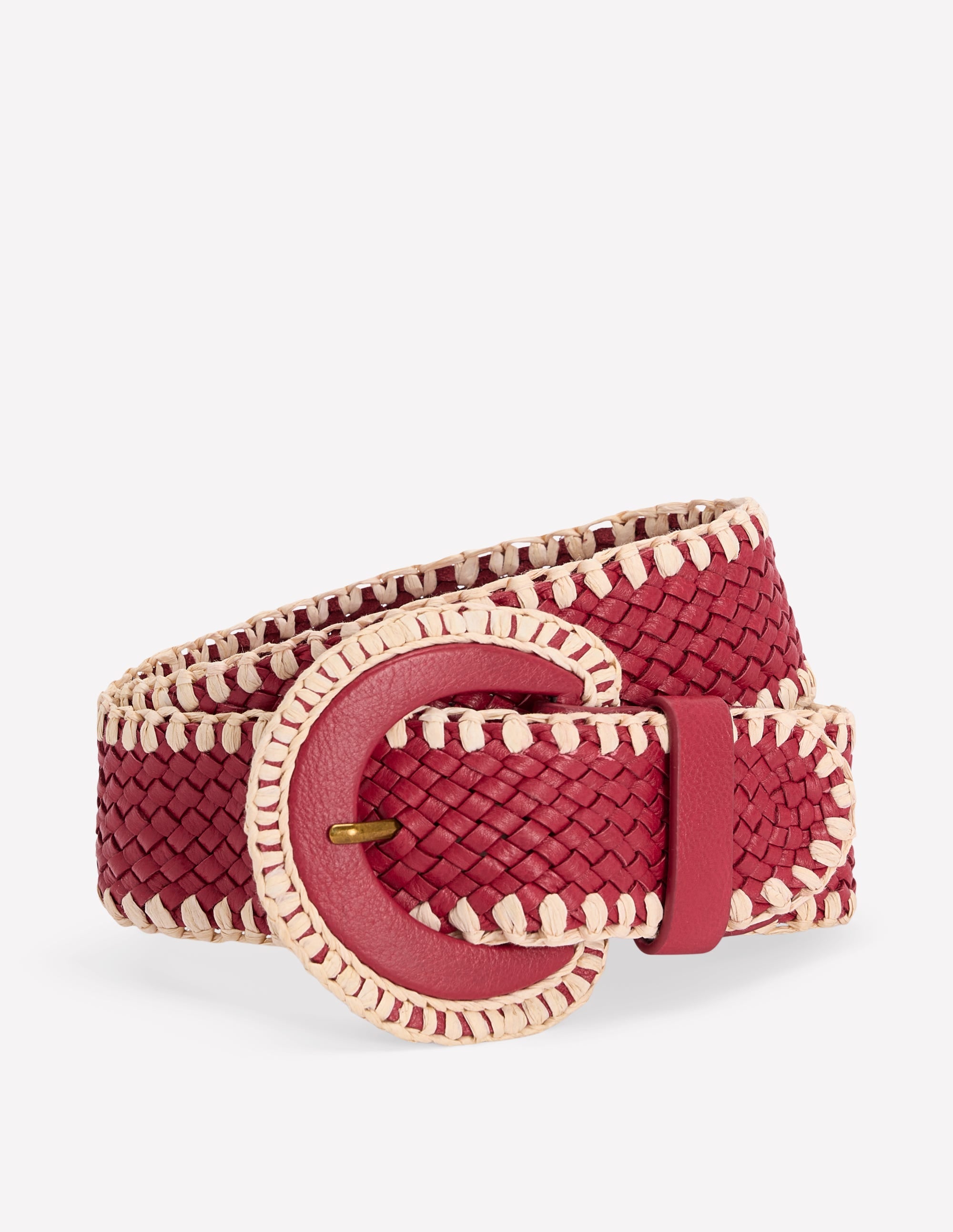 Woven Stitch Belt-Winter Blush - Image 1