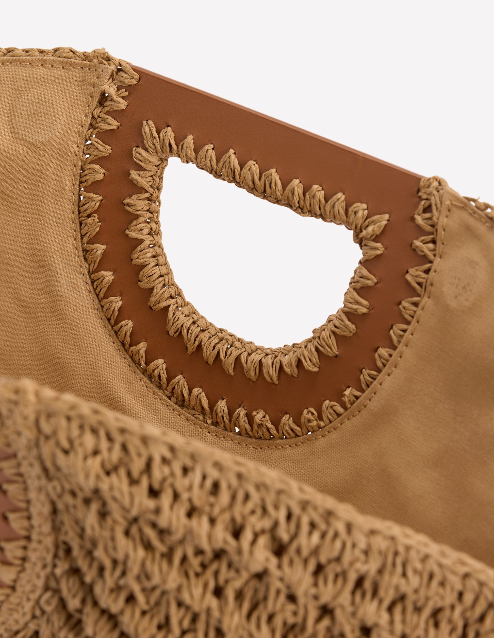 Raffia Moon Clutch-Natural Raffia-6