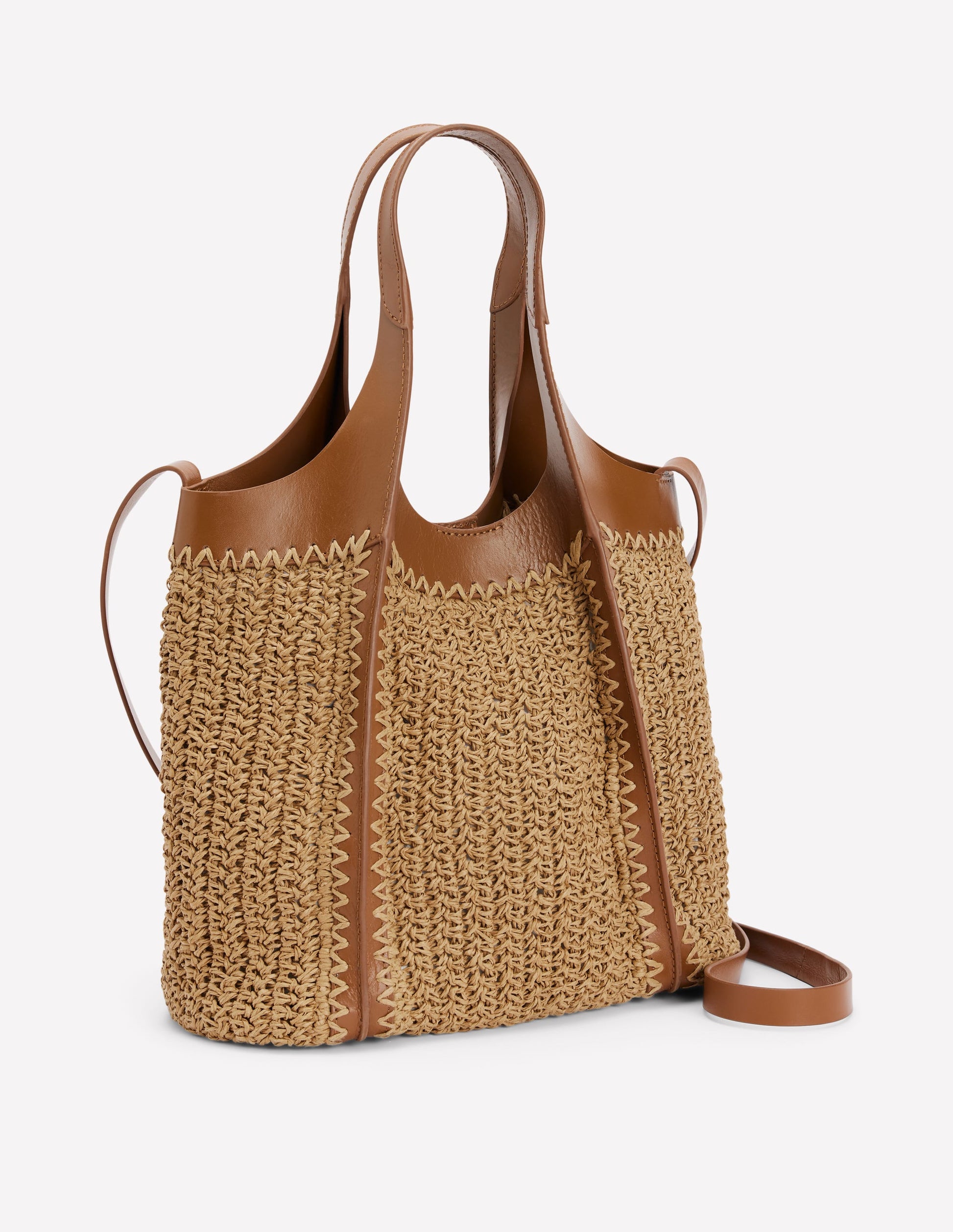 Mini Straw Tote-Natural-3