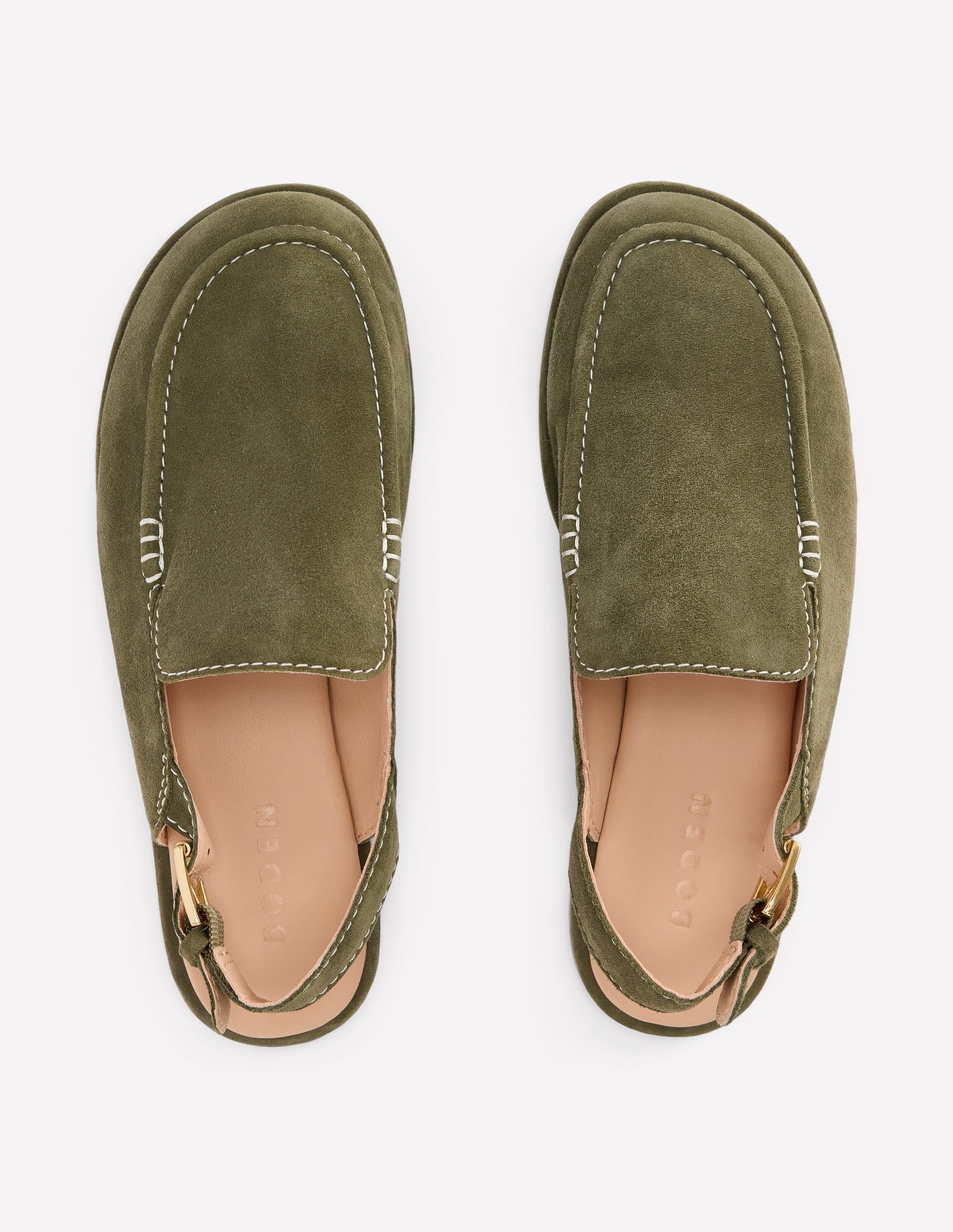 Slingback Clog - Deep Olive | Boden UK