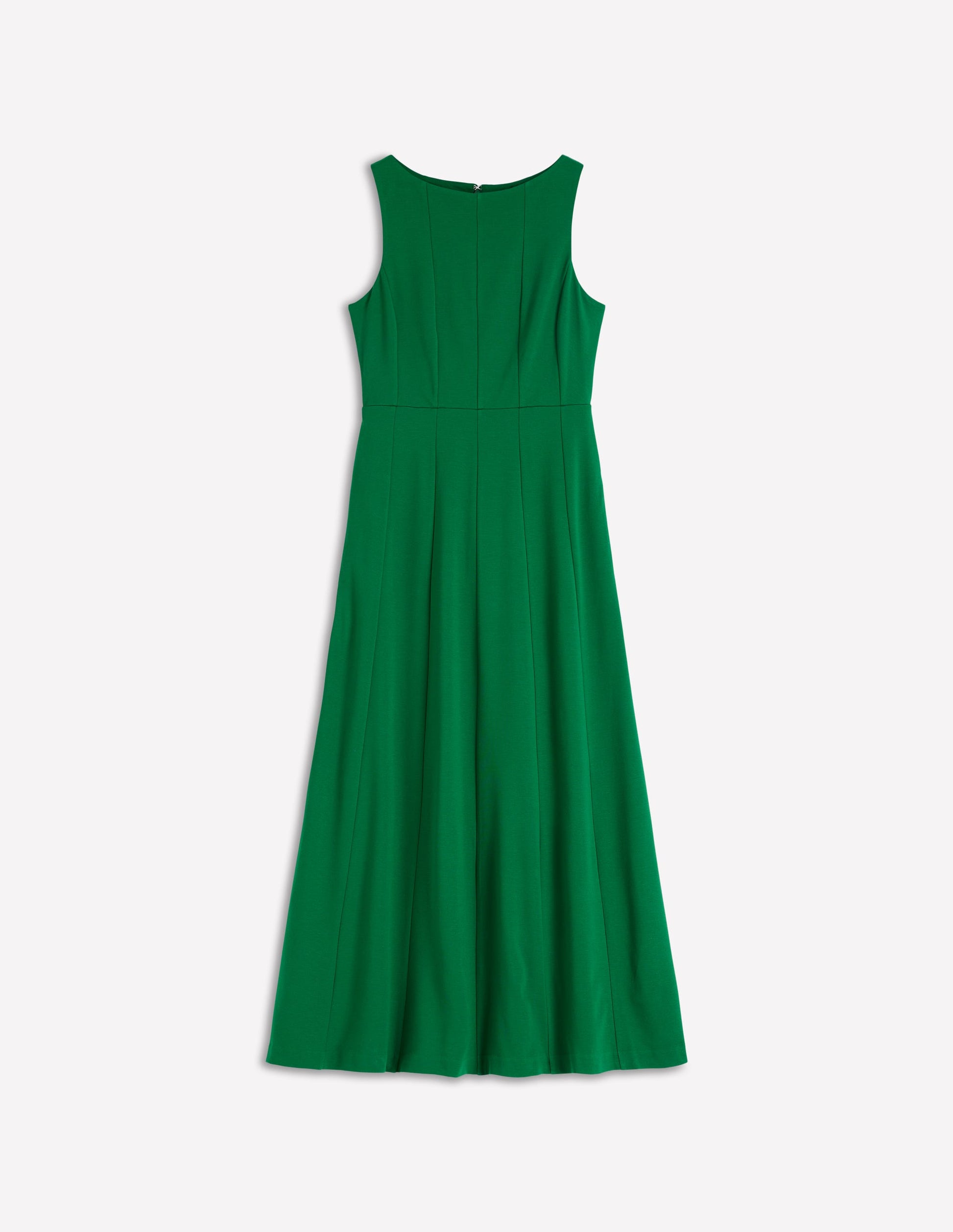 Sleeveless Ponte Midi Dress-Fresh Green-6