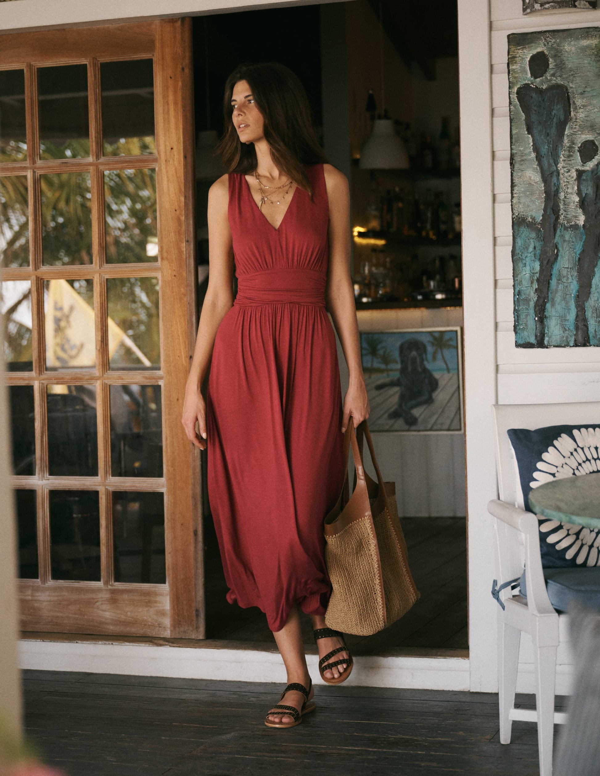 Elodie Jersey Maxi Dress-Rich Chestnut | Boden UK Elodie Jersey Maxi Dress-Rich Chestnut | Boden UK