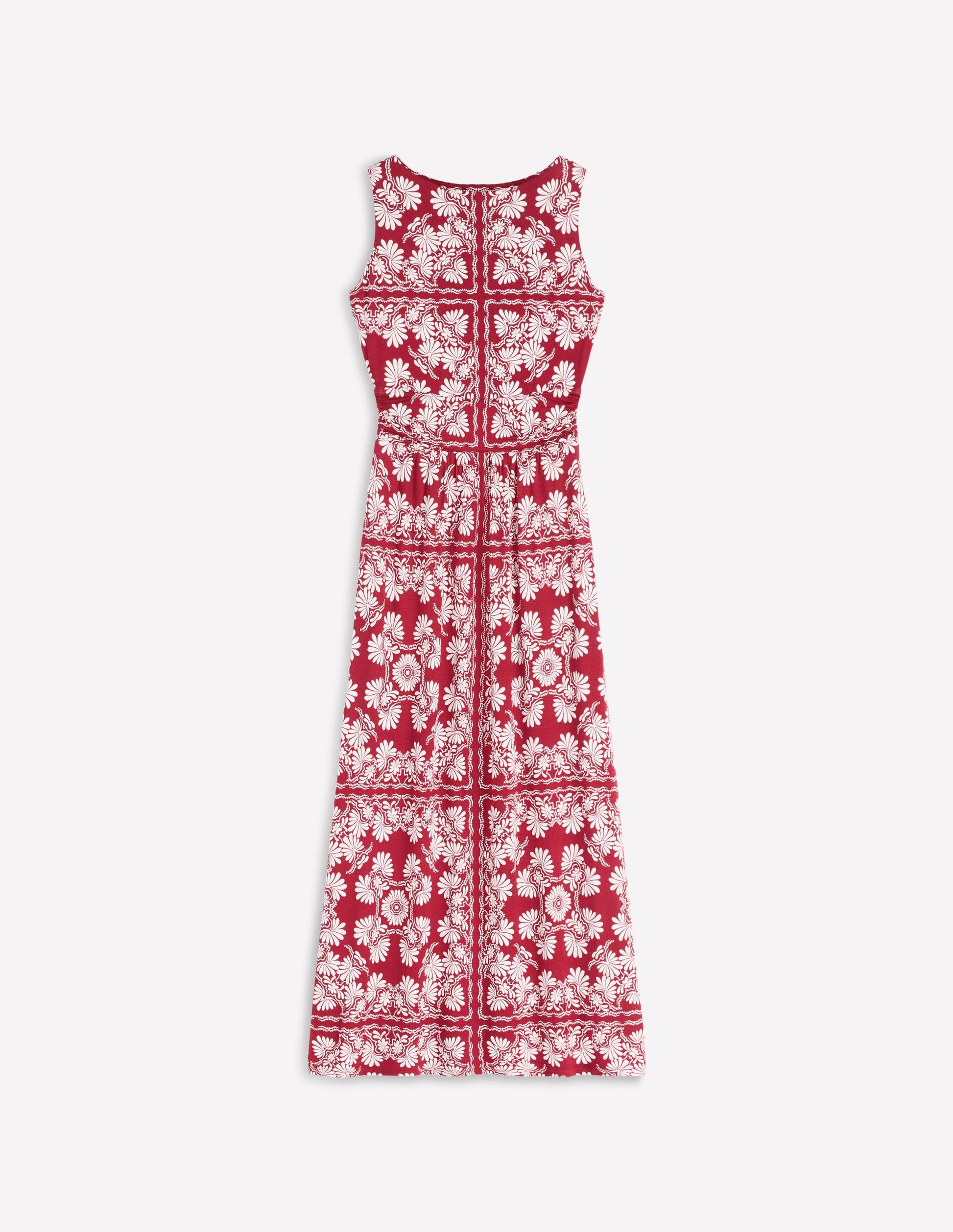 Antonia Jersey Maxi Dress-Rich Chestnut, Botanical Charm-6