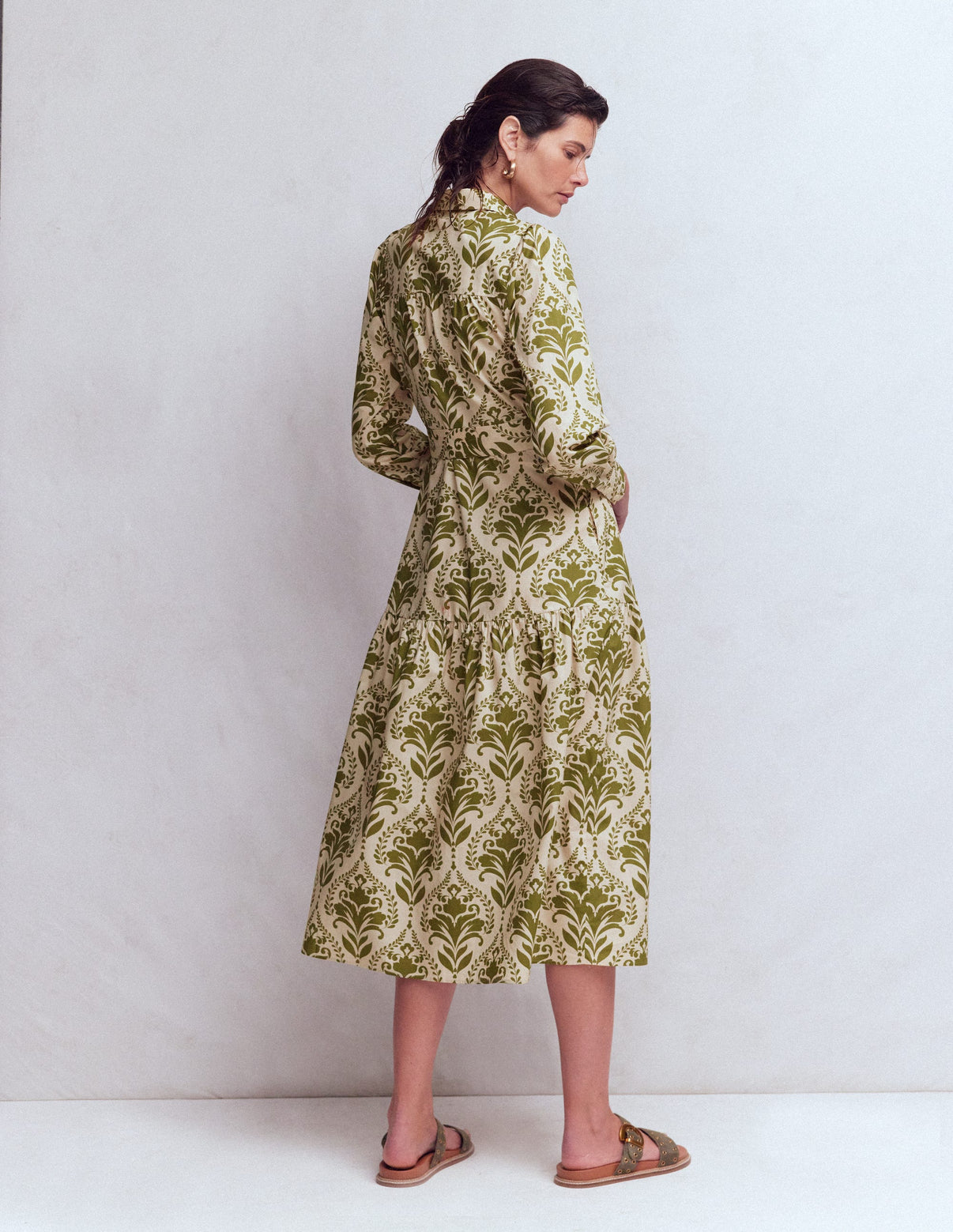 Ellie Cotton Maxi Shirt Dress