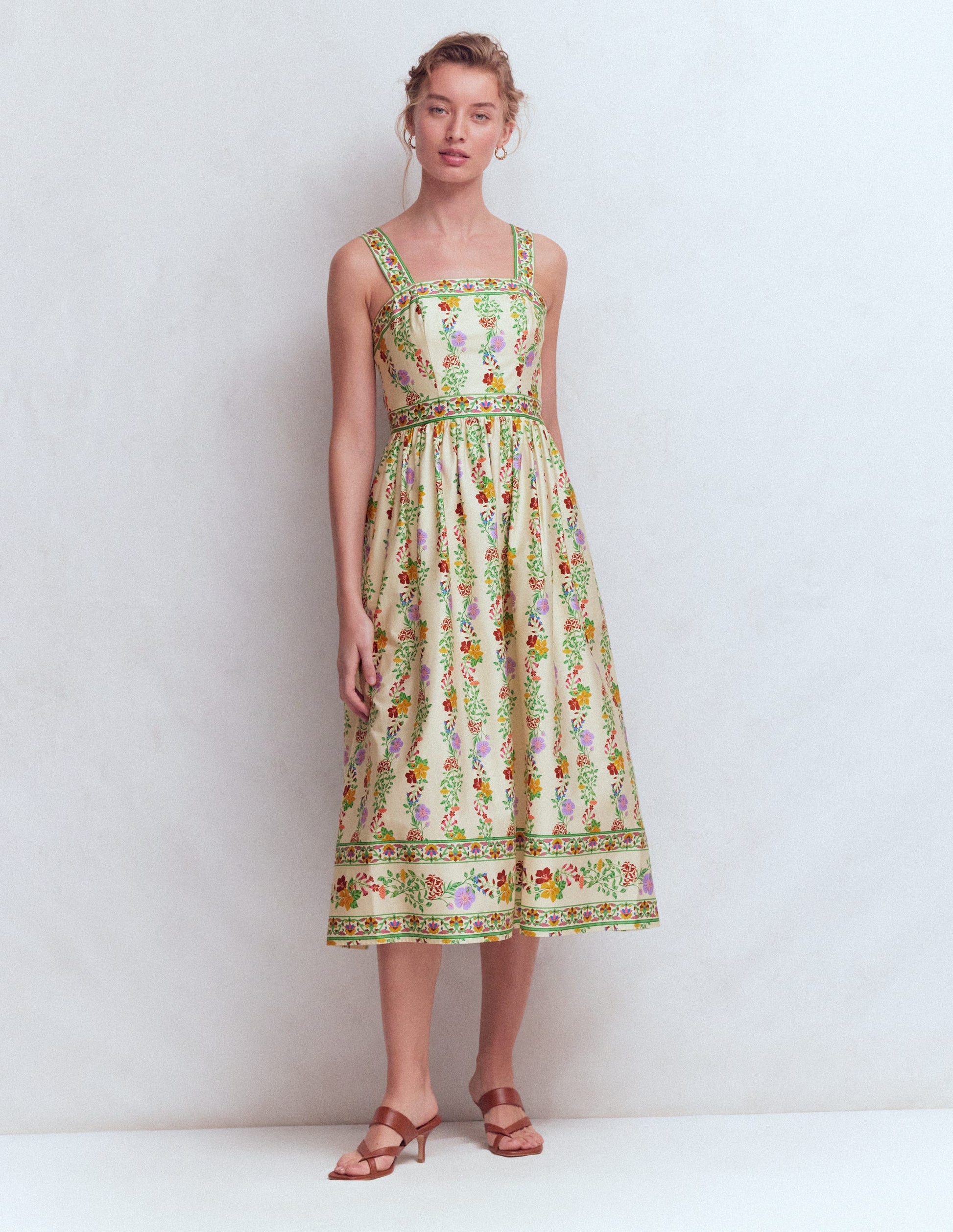 boden square neck midi dress Boden midi dress