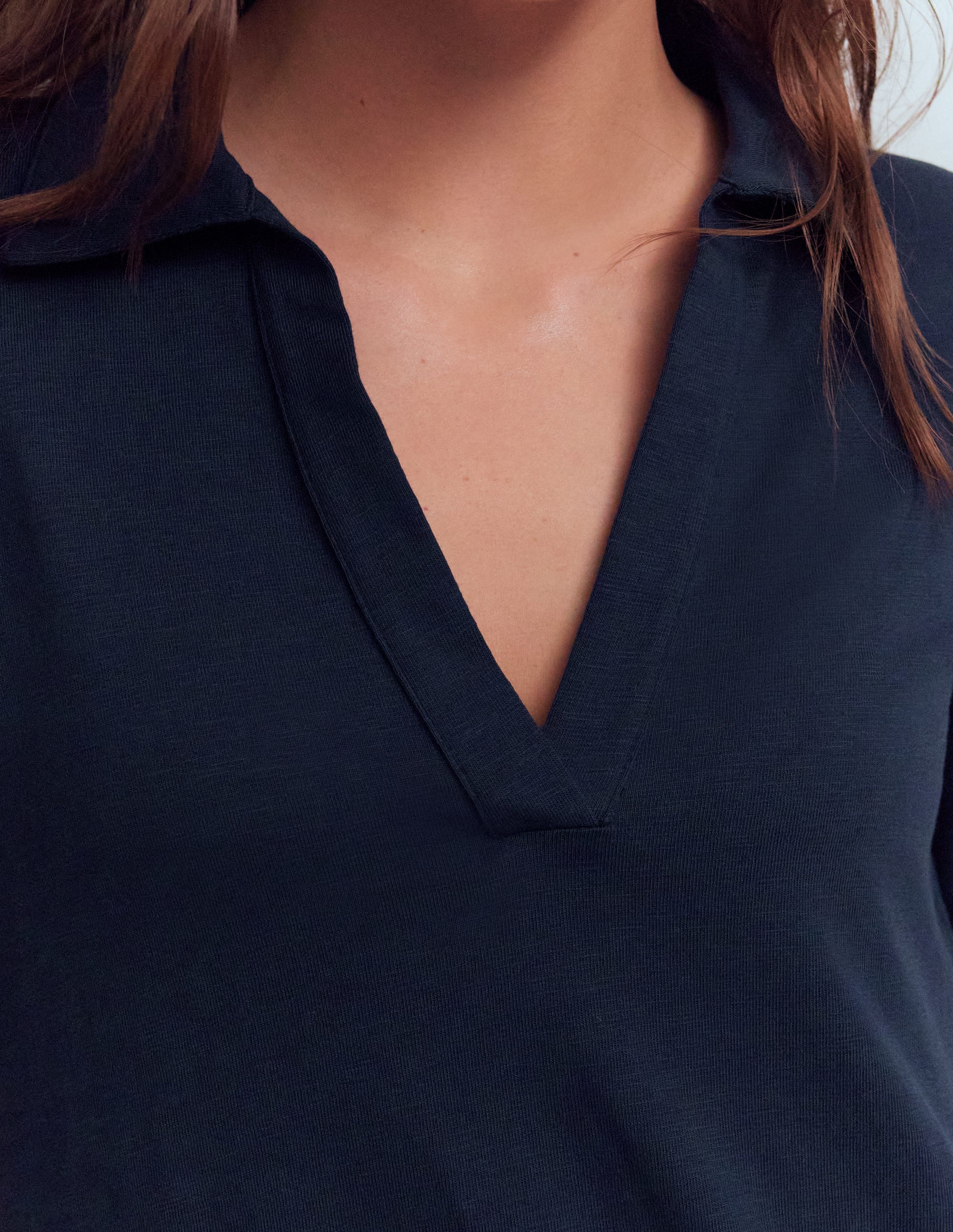 Tilda Jersey T-shirt Dress-Navy - Image 2