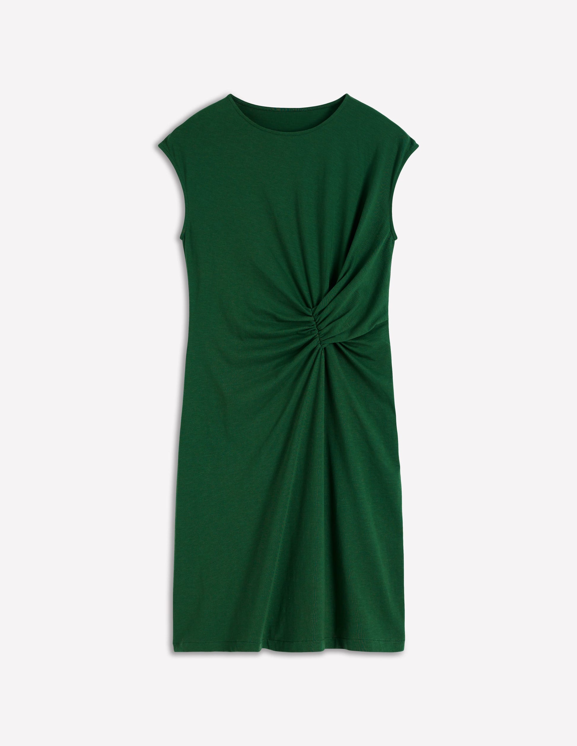Delilah Twist Short Dress-Hunter Green-5