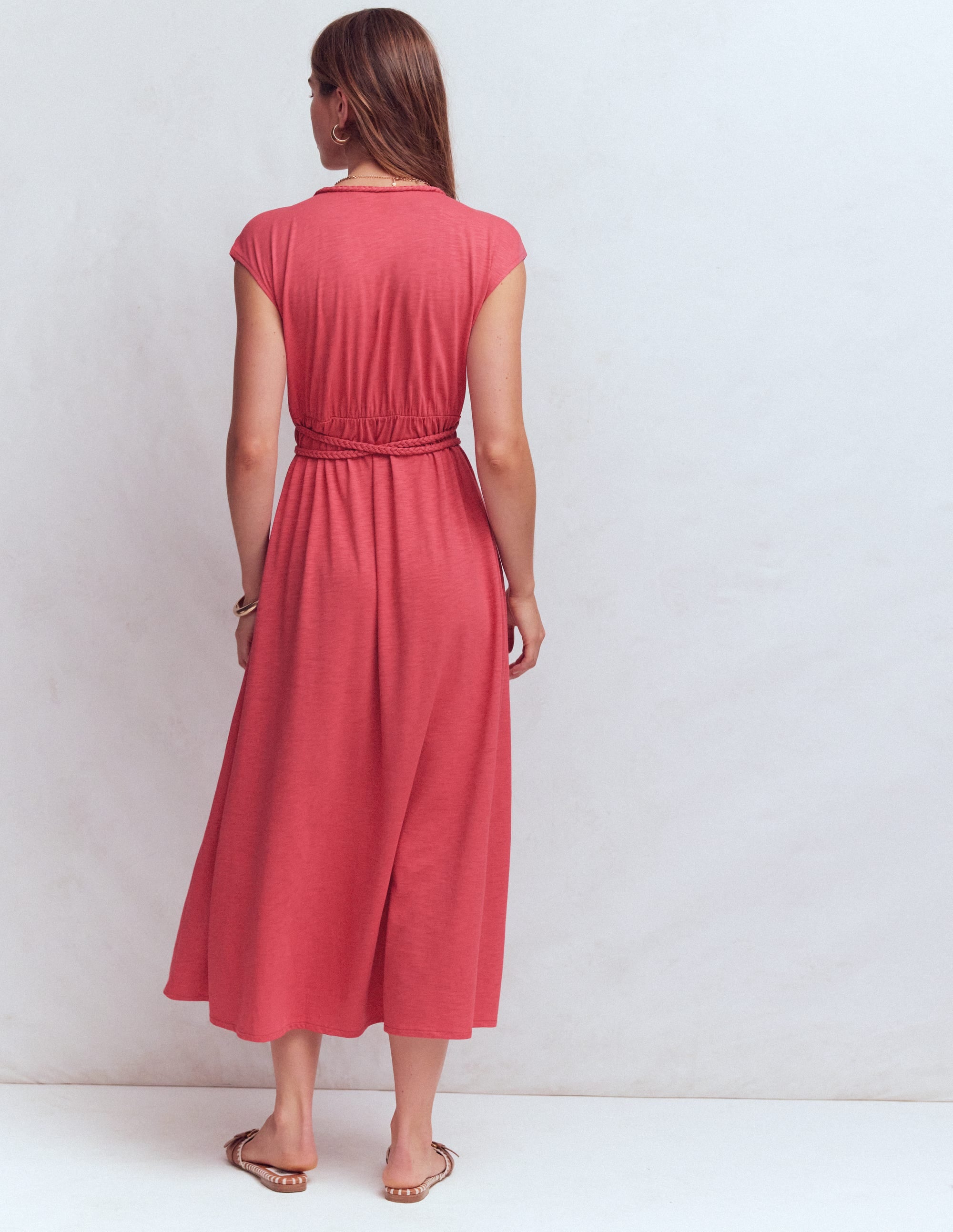 Heidi Ruched Rope Jersey Dress
