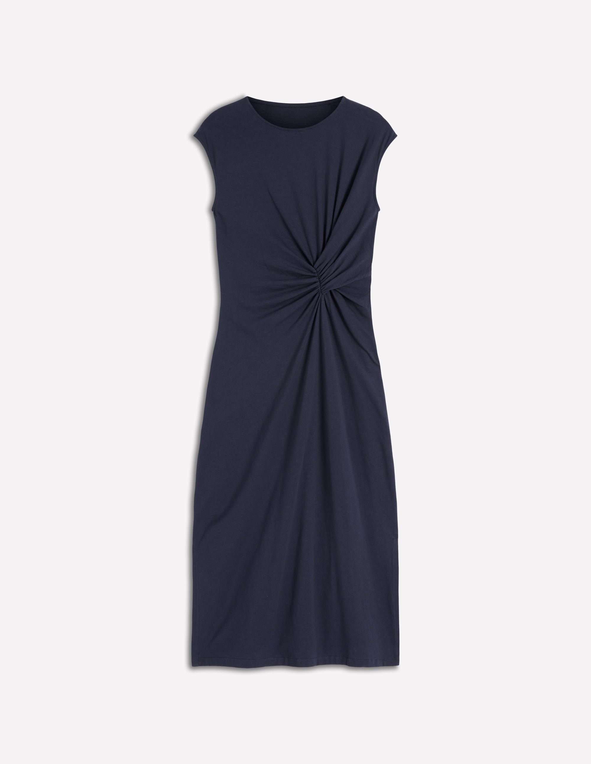 Delilah Twisted Midi Dress-Navy - Image 10