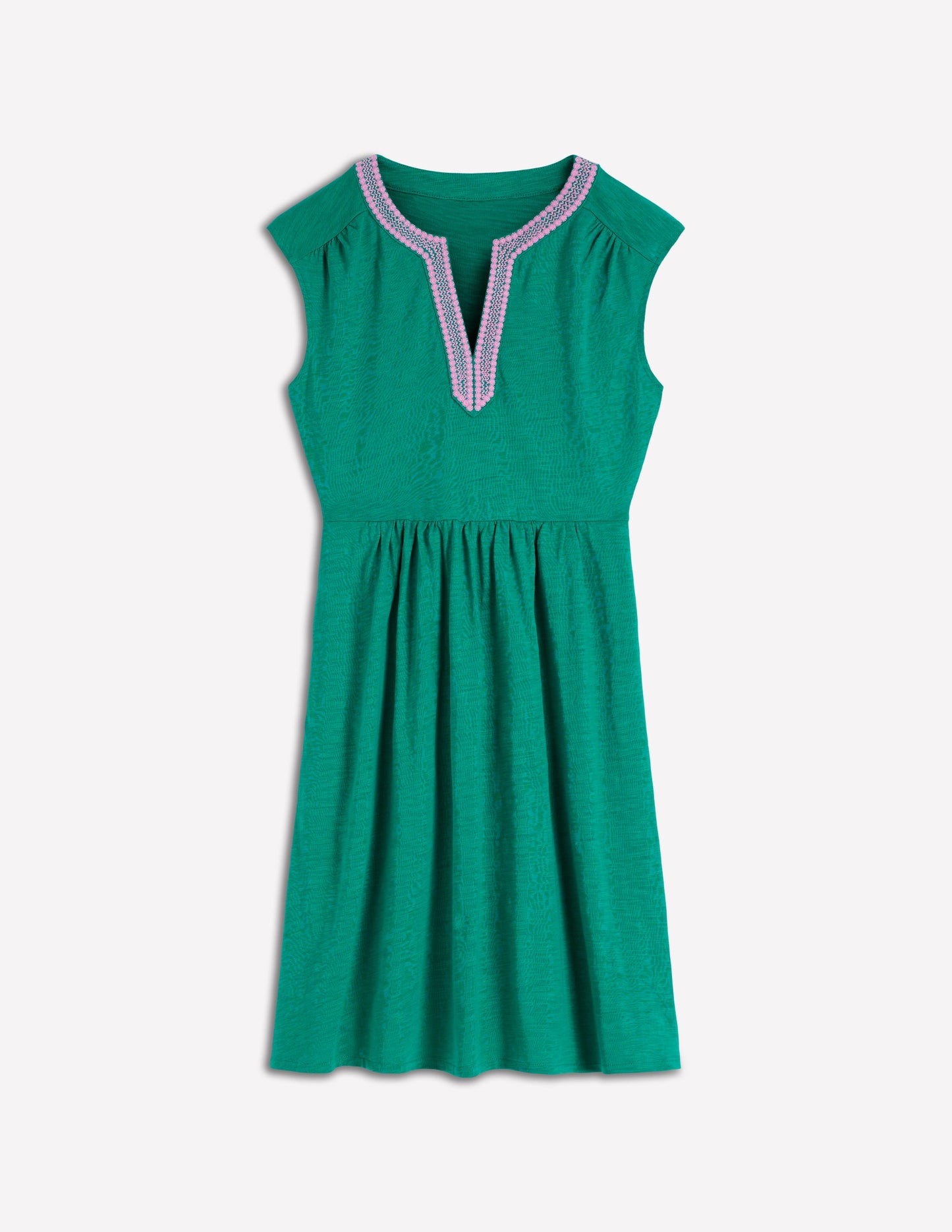 May Jersey Short Dress-Deep Teal