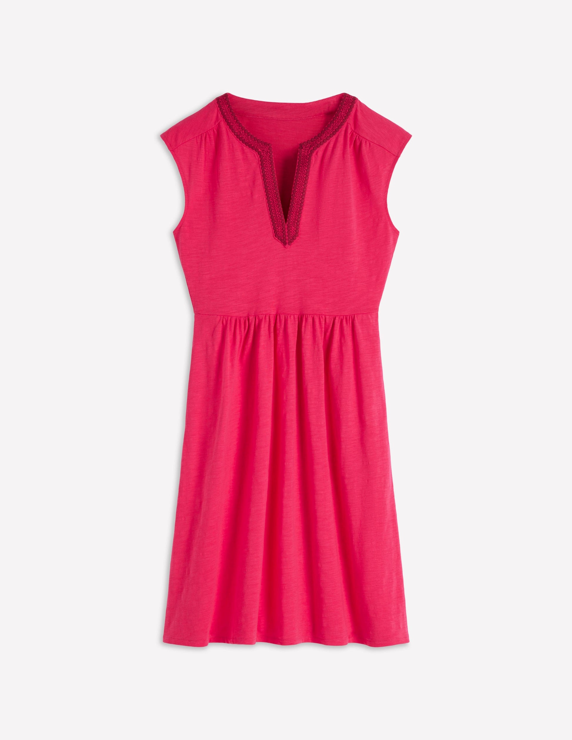 May Jersey Short Dress-Opulent Pink-5