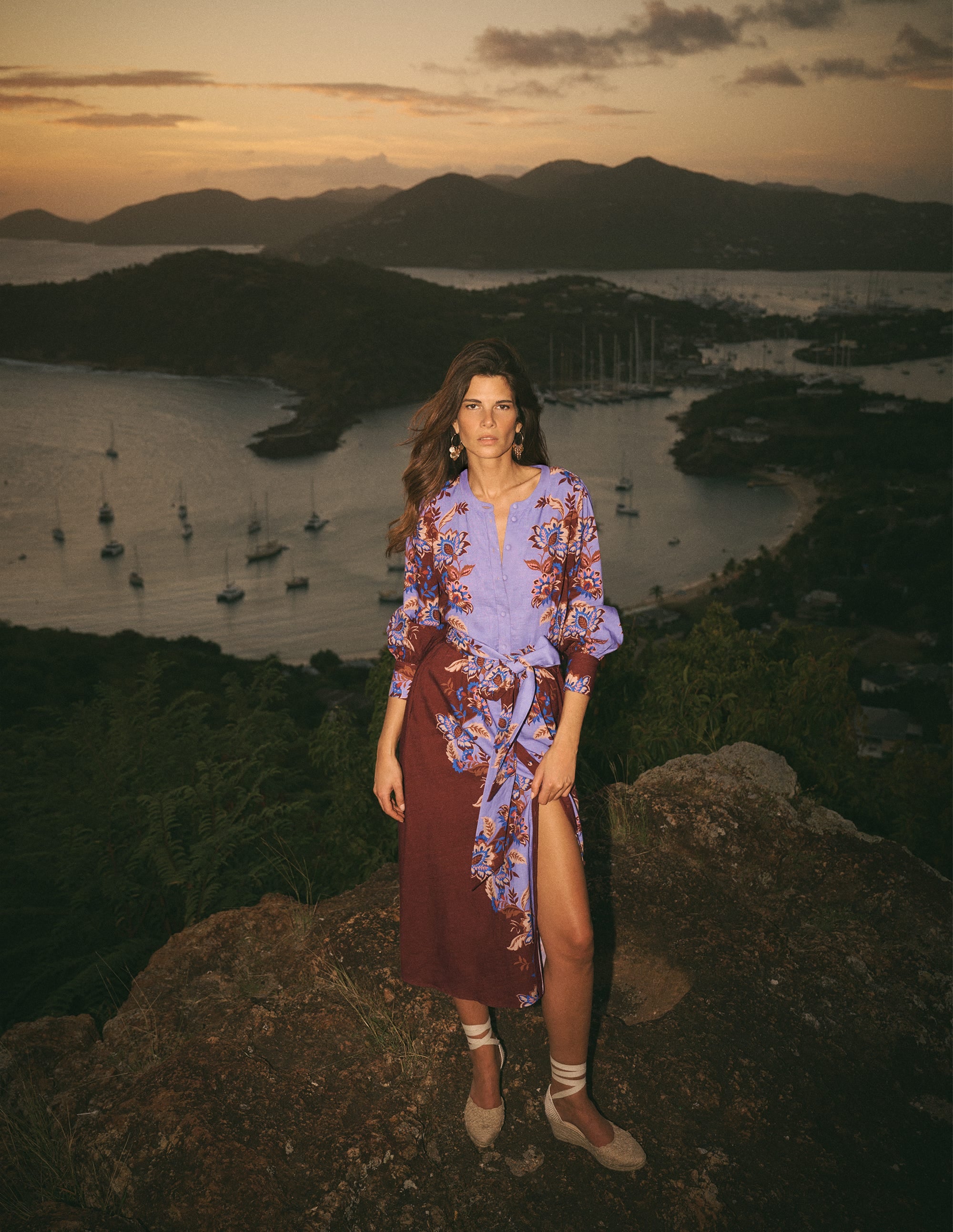 Blouson Sleeve Occasion Dress-Multi, Super Bloom - Image 6