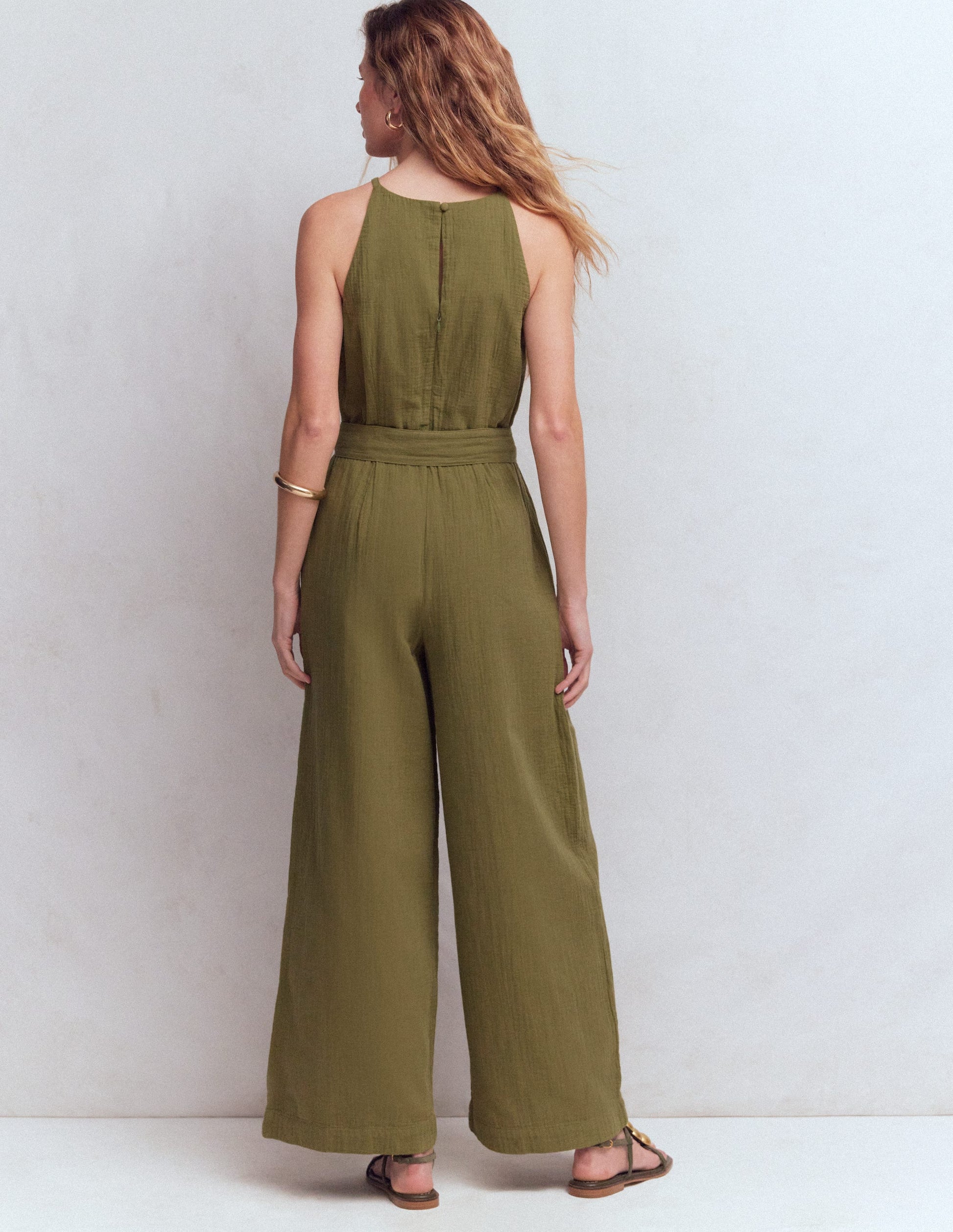 Rosa Double Cloth Jumpsuit-Mayfly-3