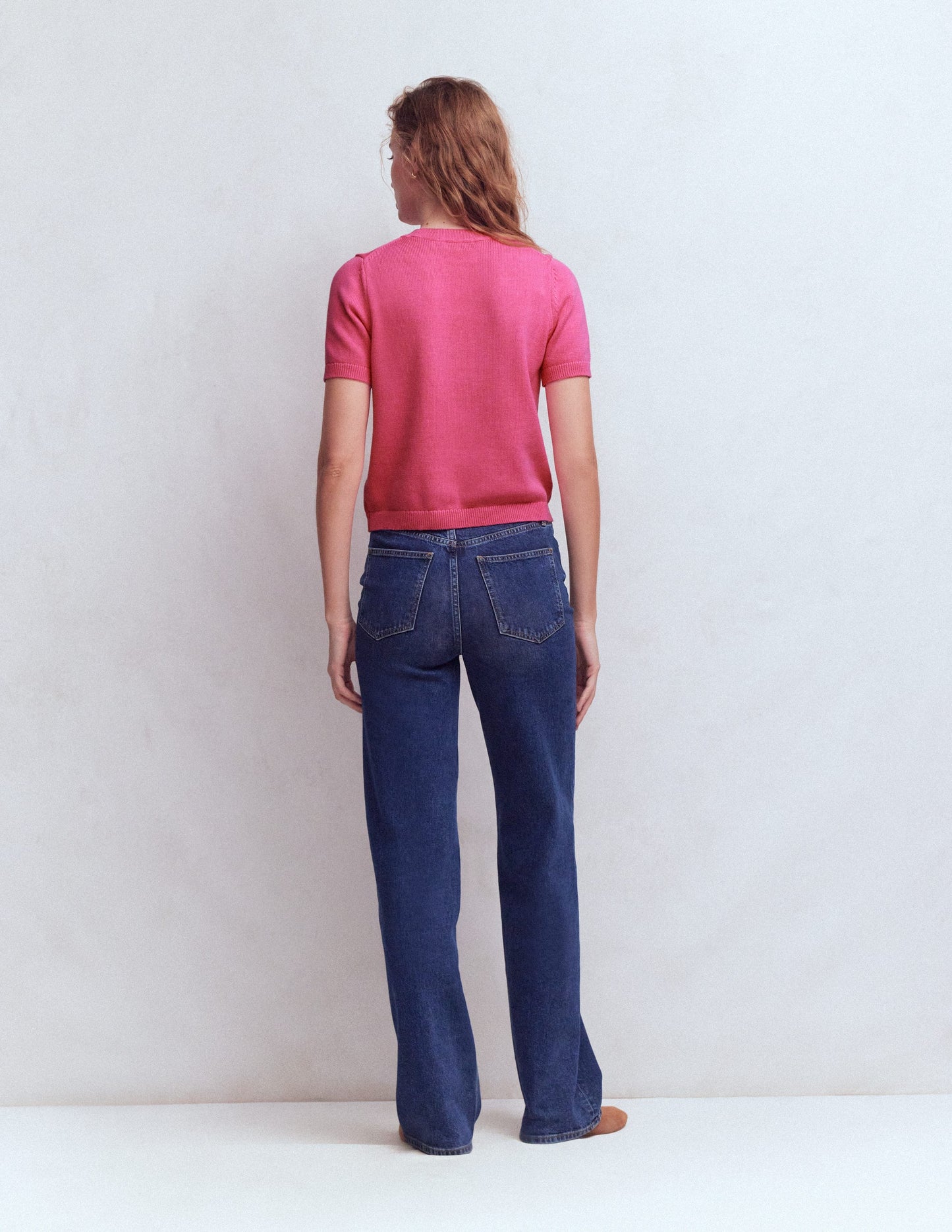 Embellished T-Shirt-Pink Punch