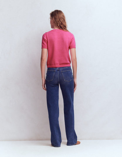 Embellished T-Shirt-Pink Punch-8