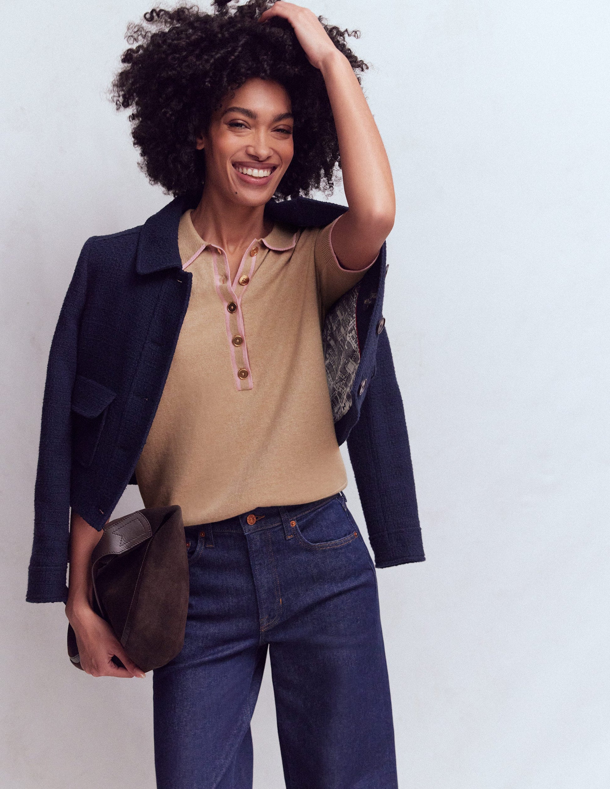 Liz Henley T-Shirt-Chinchilla Melange-4