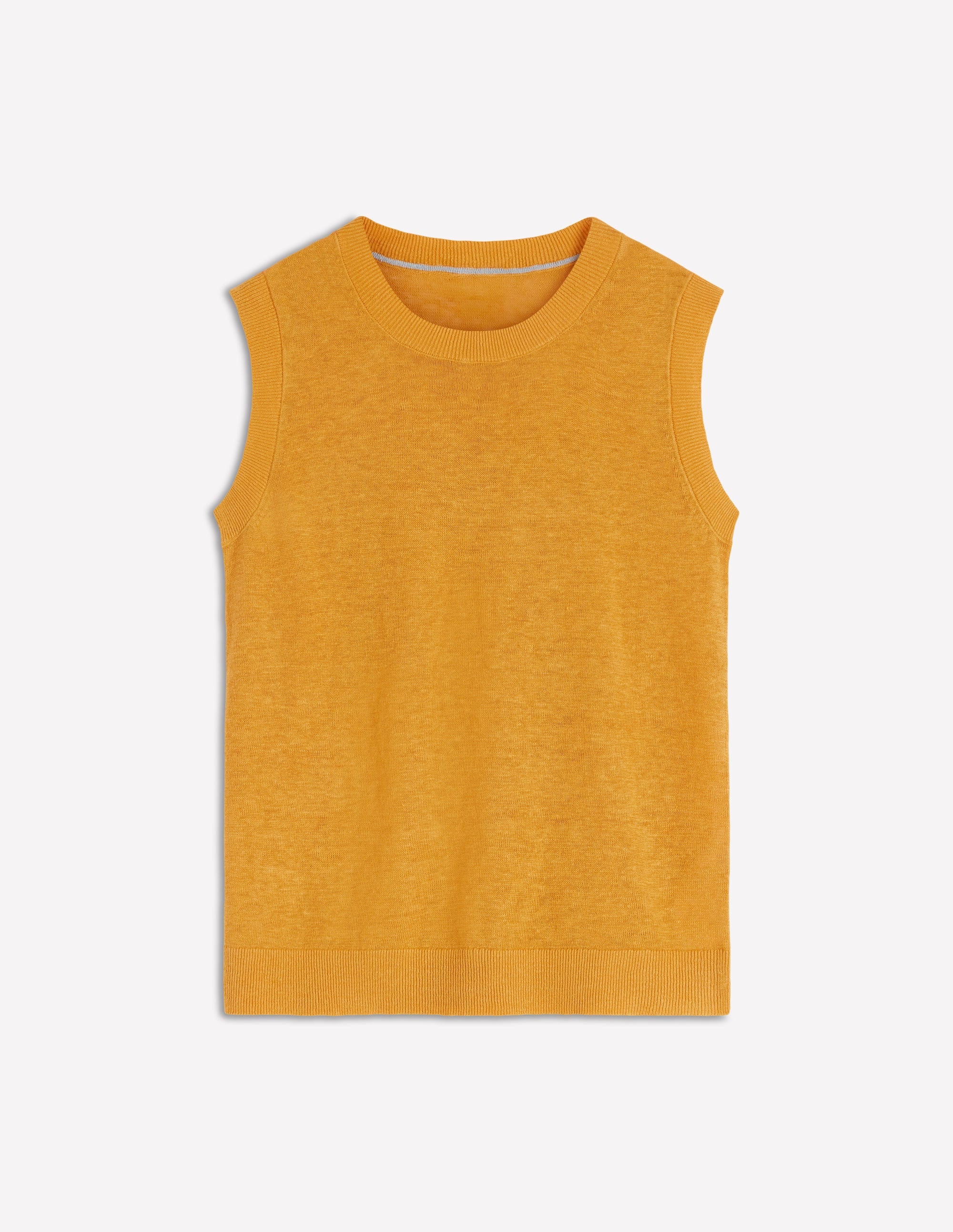 Agnes Linen Tank-Yellow - Image 5