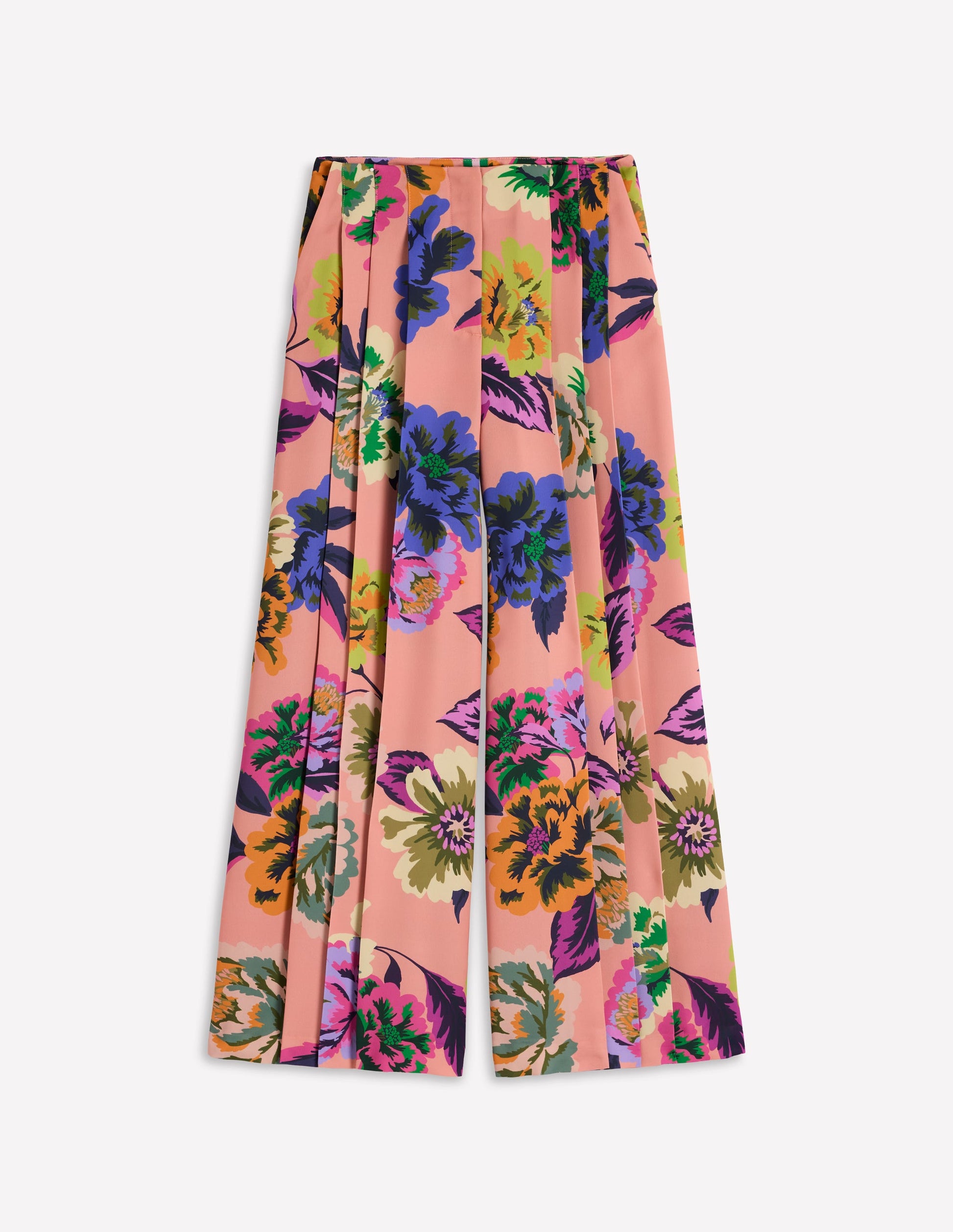 Regent Wide Leg Trousers-Multi, Opulent Blossom-8