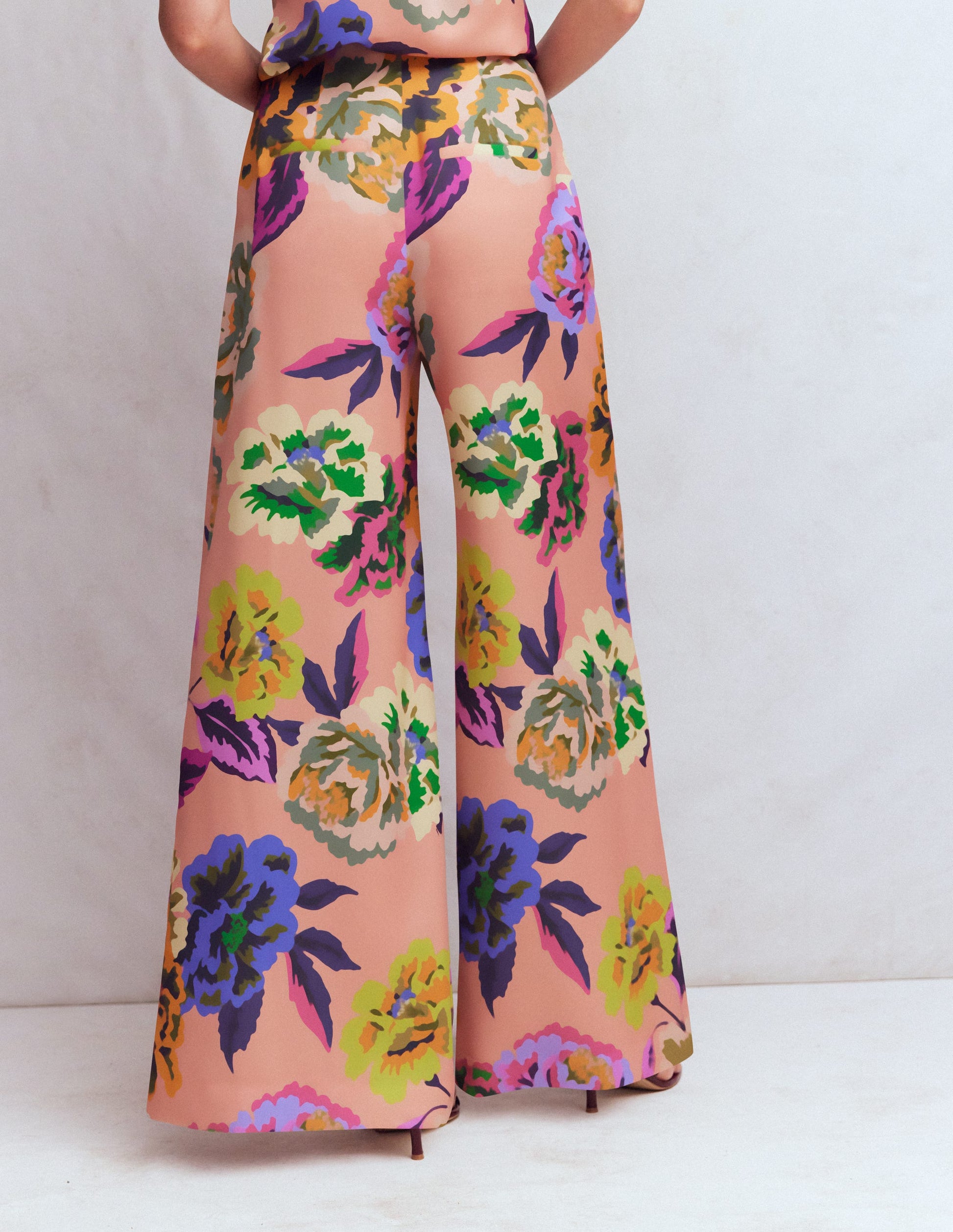Regent Wide Leg Trousers-Multi, Opulent Blossom-3